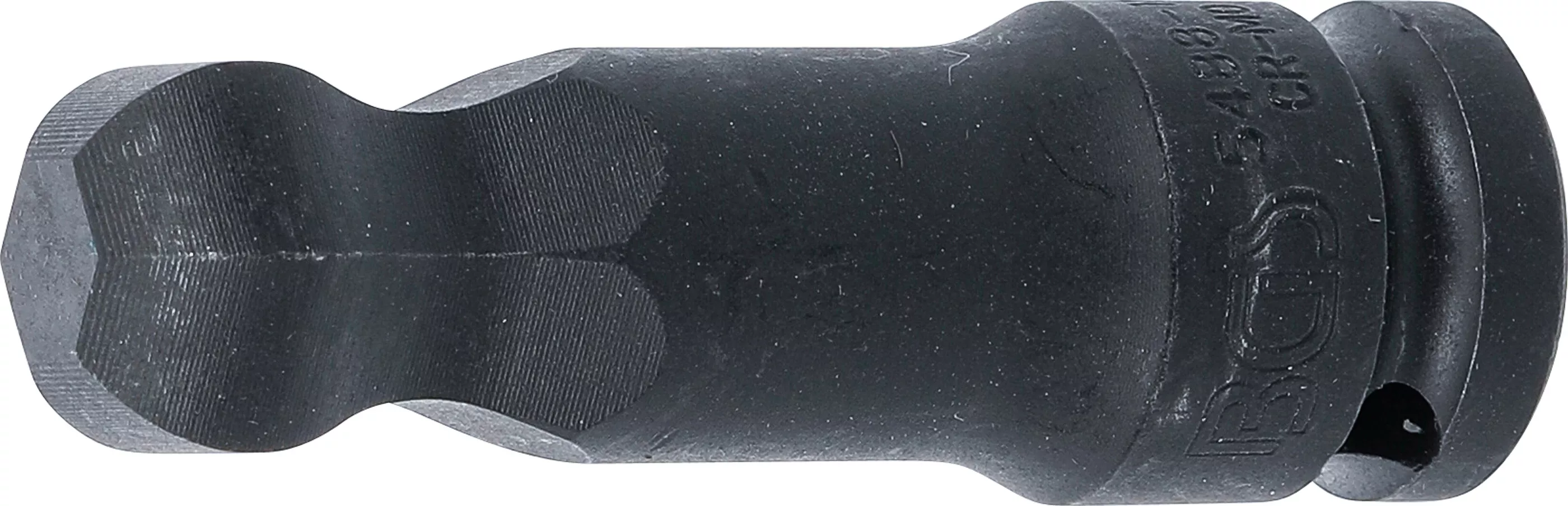 Bituri - Cap bit de impact | Lungime 75 mm | 12,5 mm (1/2") | hexagon interior cu cap sferic 19 mm