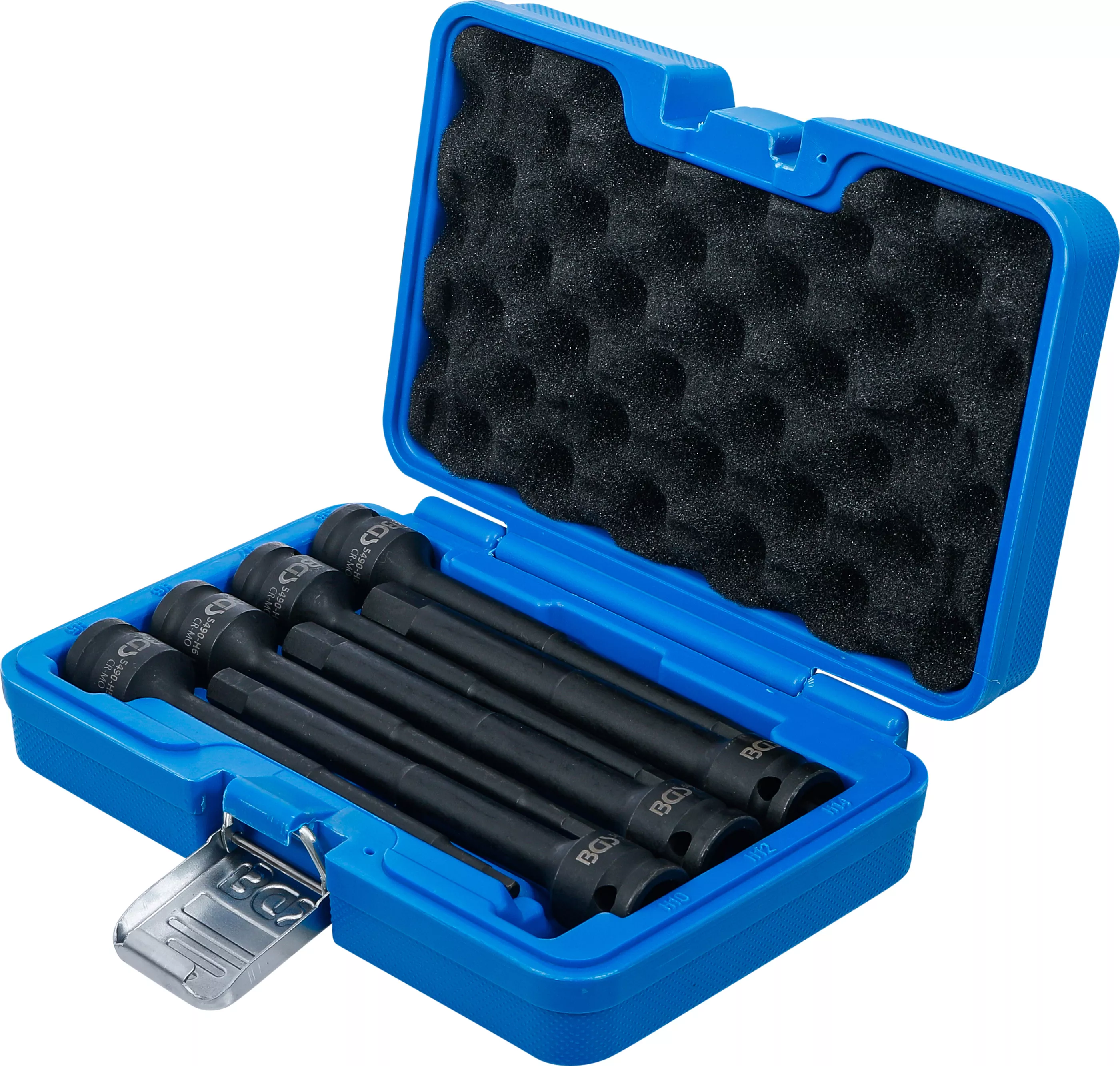 Set capete biti de impact | lungime 150 mm | 12,5 mm (1/2") | hexagon interior 5 - 14 mm | 7 piese [3]
