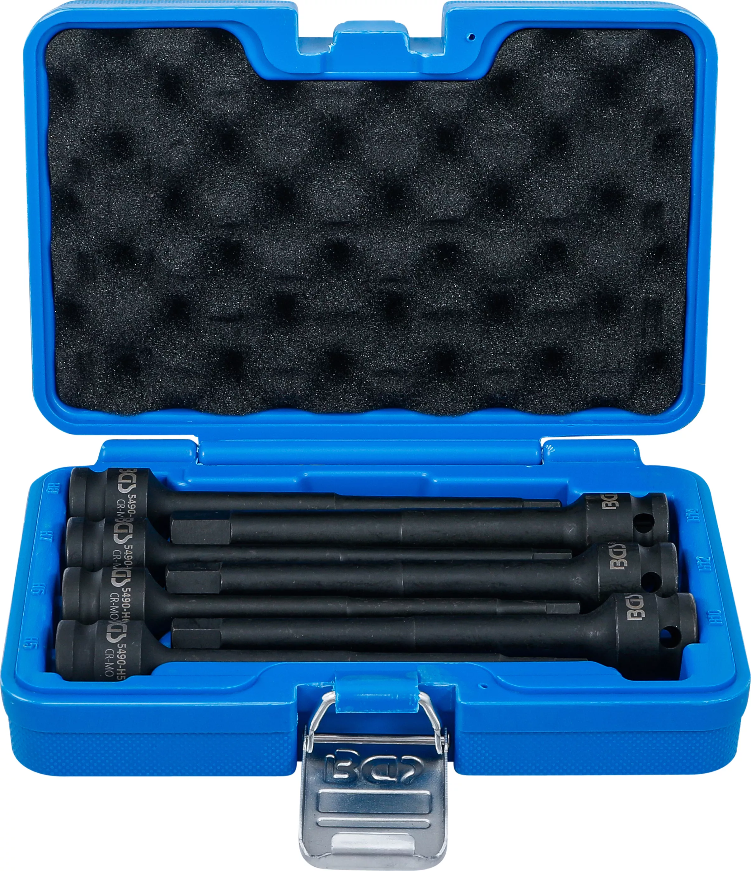 Set capete biti de impact | lungime 150 mm | 12,5 mm (1/2") | hexagon interior 5 - 14 mm | 7 piese [1]