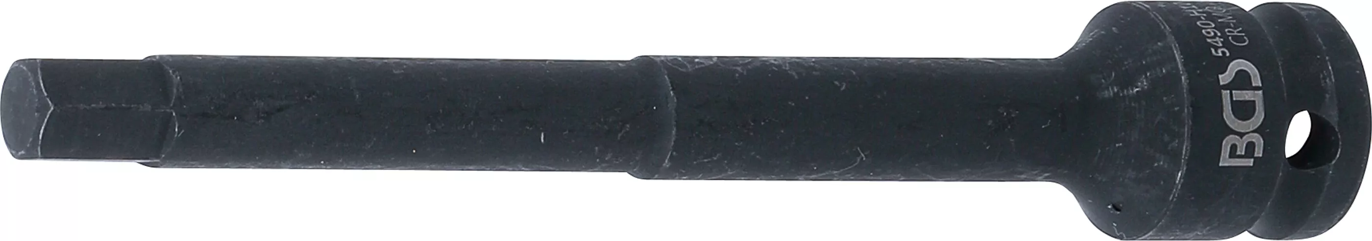Cap bit de impact | Lungime 150 mm | 12,5 mm (1/2") | hexagon interior 10 mm [1]
