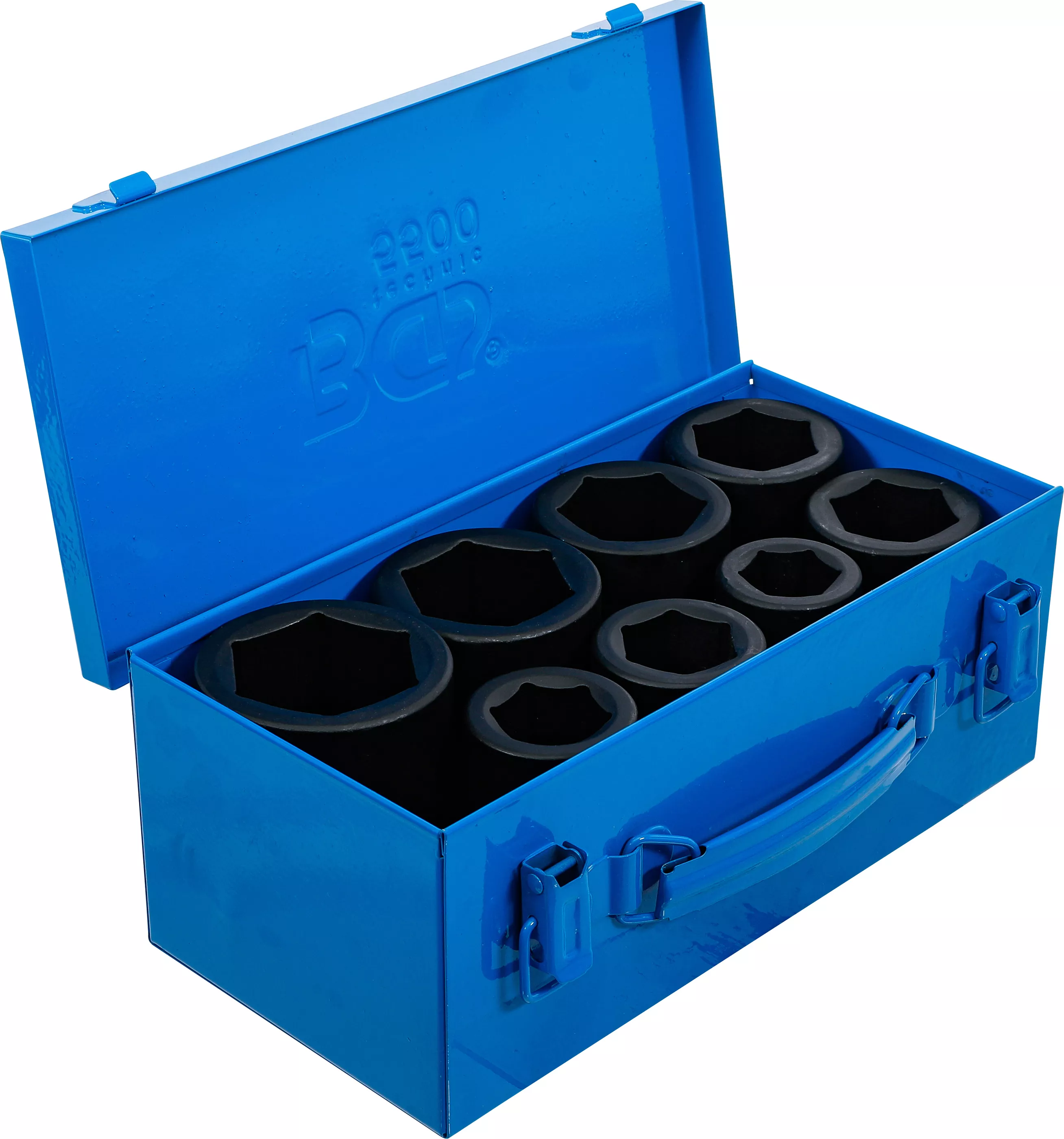 Set chei tubulare de impact cu protectie 6 colturi, lunga | 25 mm (1") | 27 - 50 mm | 8 piese [2]