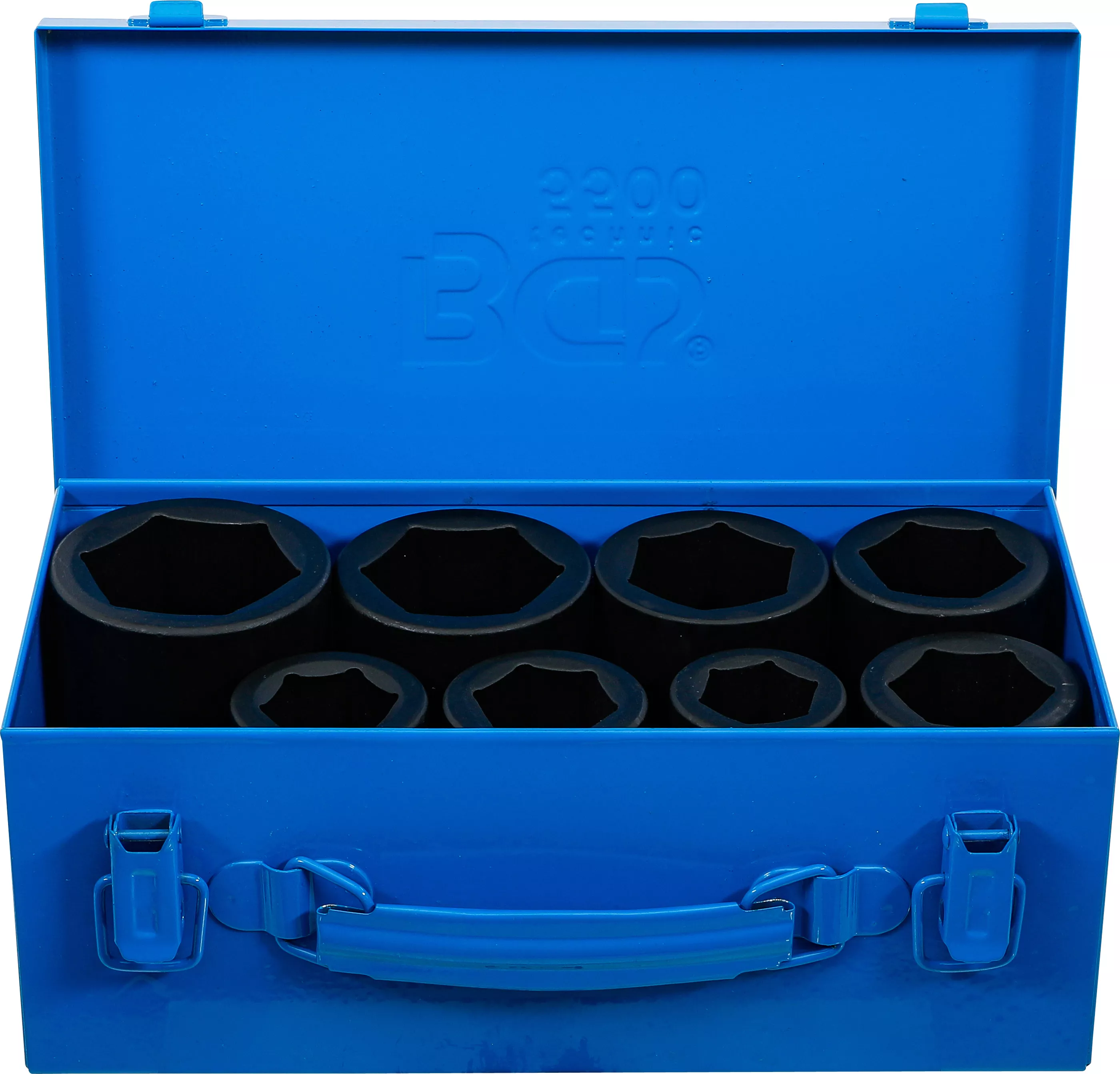 Set chei tubulare de impact cu protectie 6 colturi, lunga | 25 mm (1") | 27 - 50 mm | 8 piese [1]