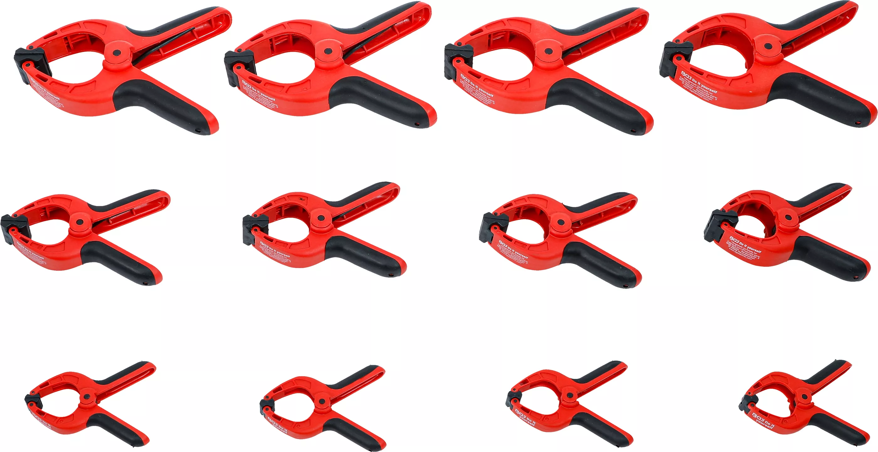 Set dispozitive strangere la incleiere | Nylon | 85 - 160 mm | 12 piese [3]