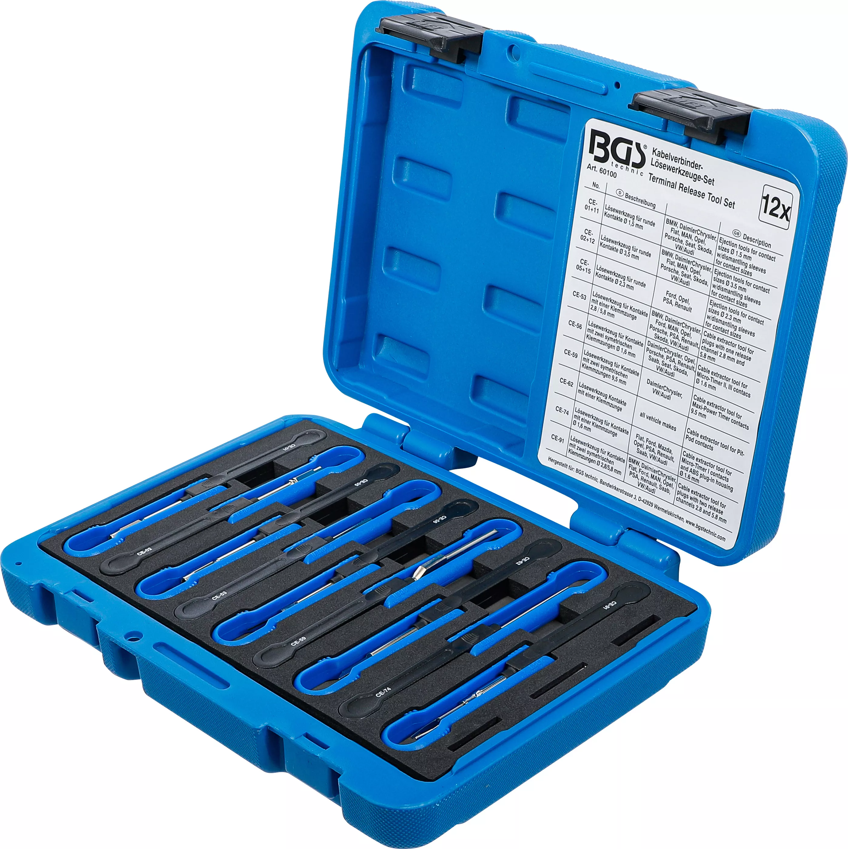 Set dispozitive de desfacere conectoare de cablu | universal | 12 piese [3]
