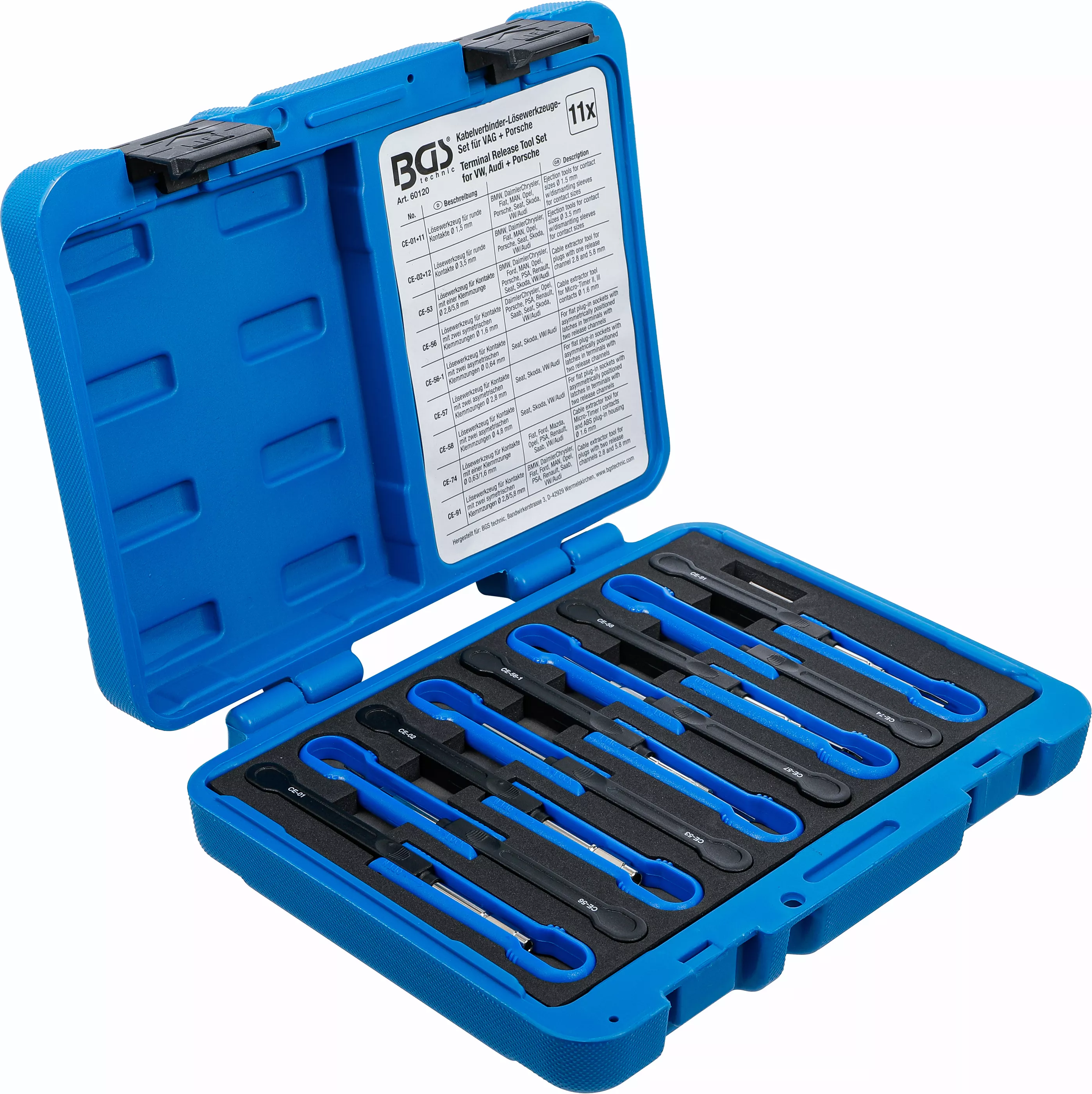 Set dispozitive de desfacere conectoare de cablu | pentru VAG, Porsche | 11 piese [2]