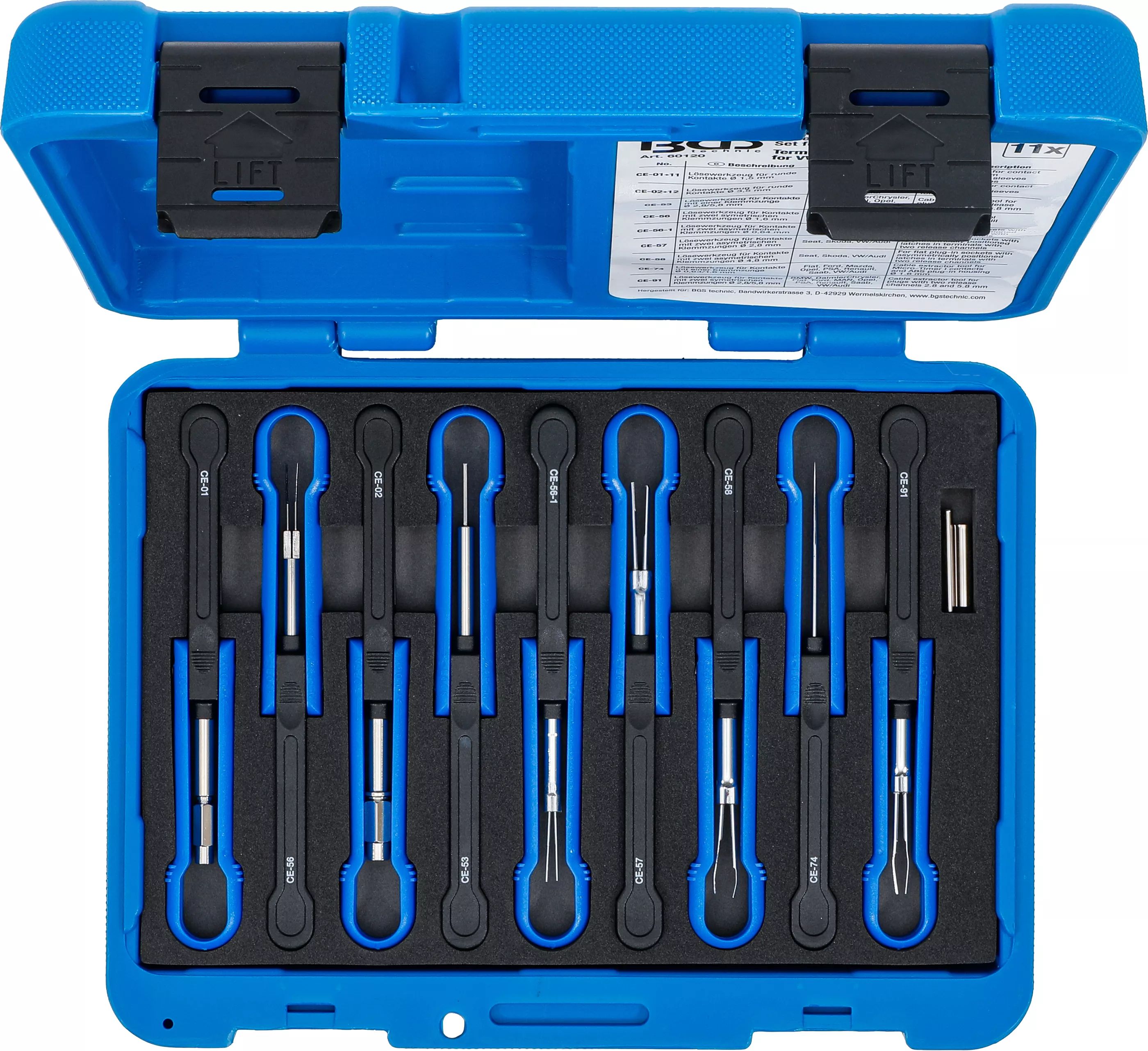 Set dispozitive de desfacere conectoare de cablu | pentru VAG, Porsche | 11 piese [4]