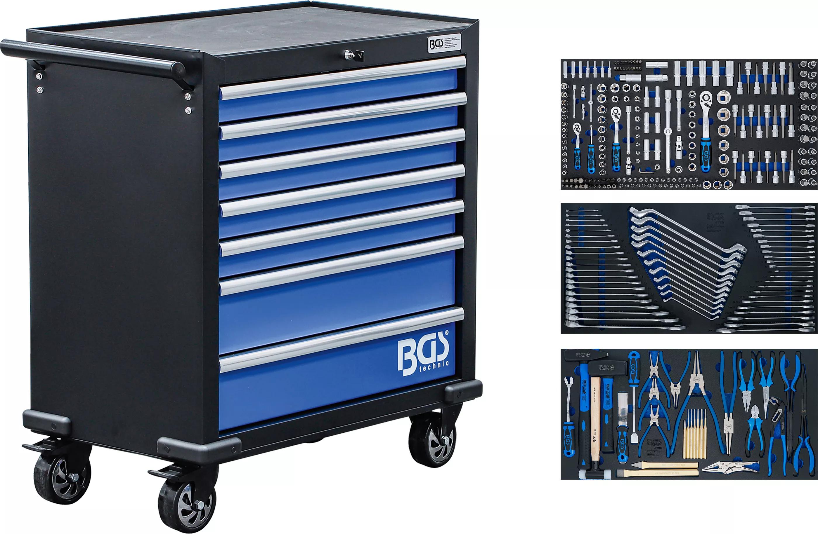 Carucior atelier XL | 7 sertare | cu 301 unelte [1]