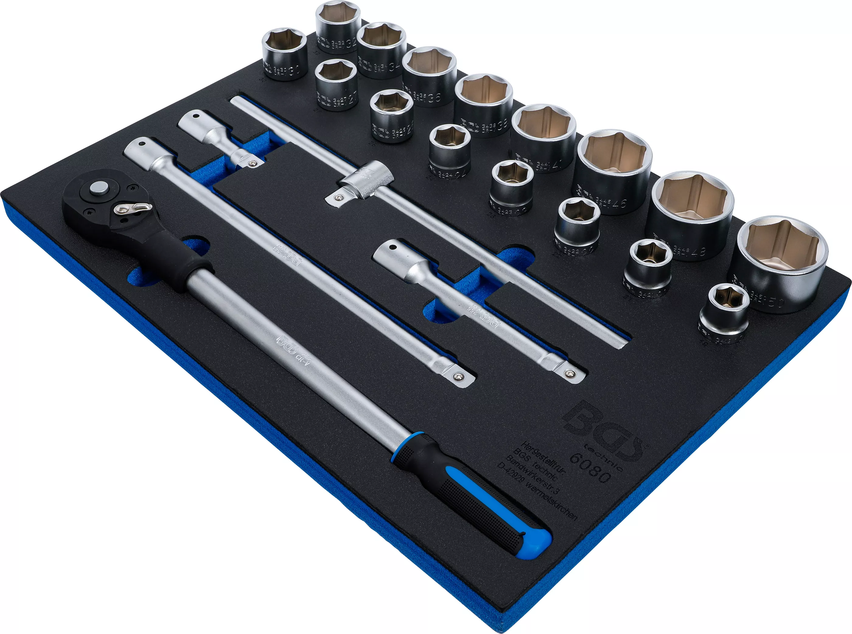Suport organizator pentru carucior 3/3: Set chei tubulare | 20 mm (3/4") | 21 piese [2]
