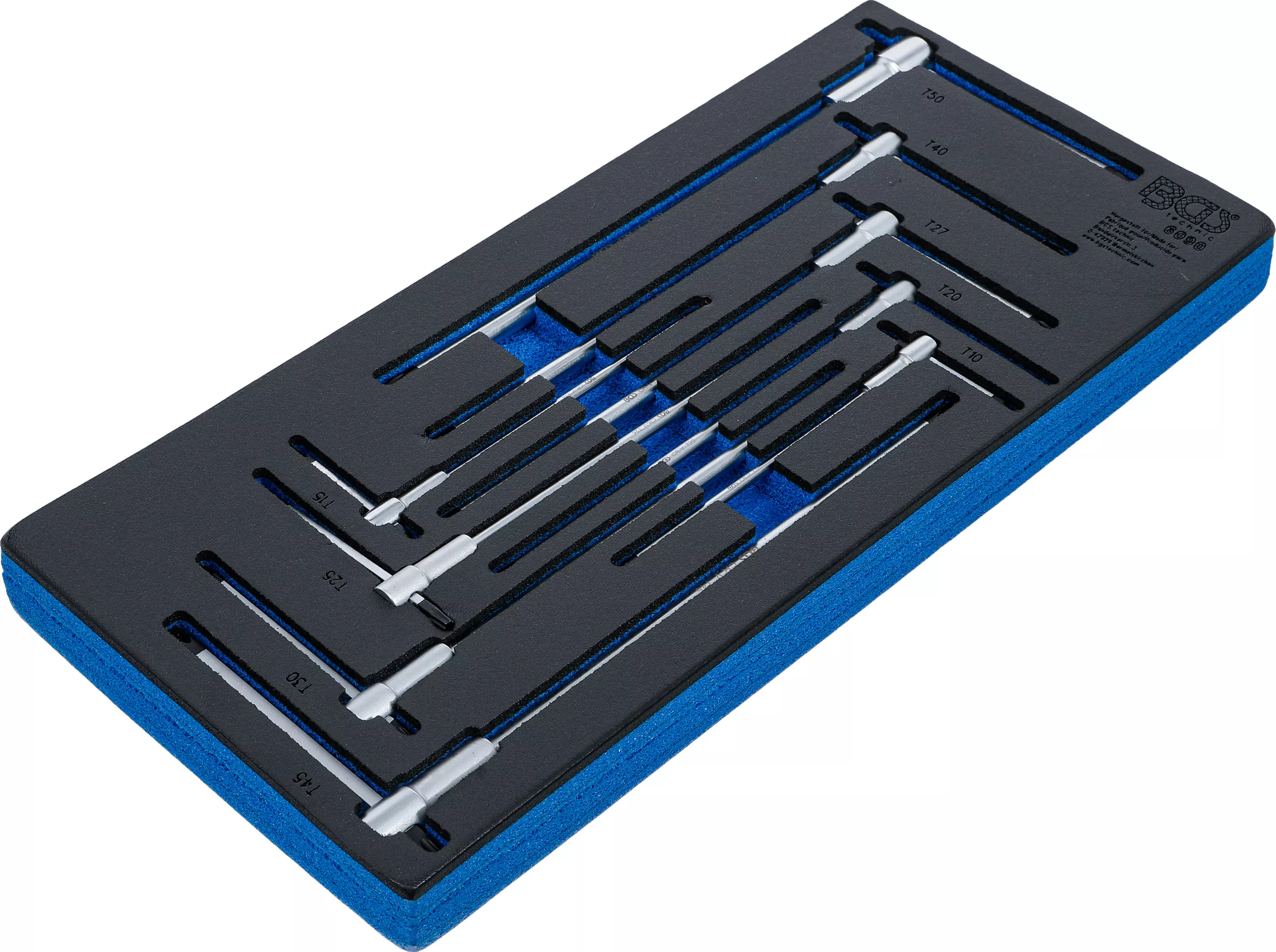 Suport organizator pentru carucior 1/3: Set surubelnite cu maner glisant T | Profil T (pentru Torx) | T10 - T50 | 9 piese [2]