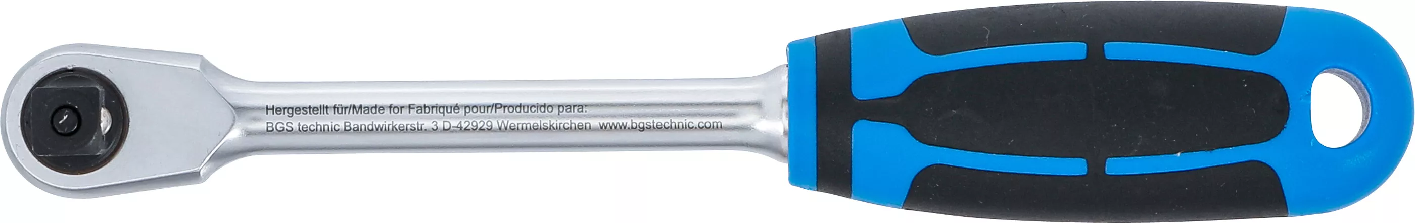 Clichet reversibil | dantura fina | Antrenat prin patrat interior 10 mm (3/8") [5]
