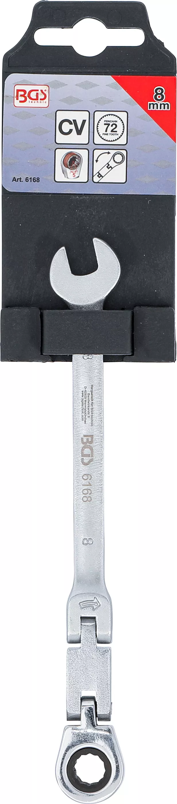 Chei fixe cu inel clichet dublu articulat | articulate | 8 mm [6]