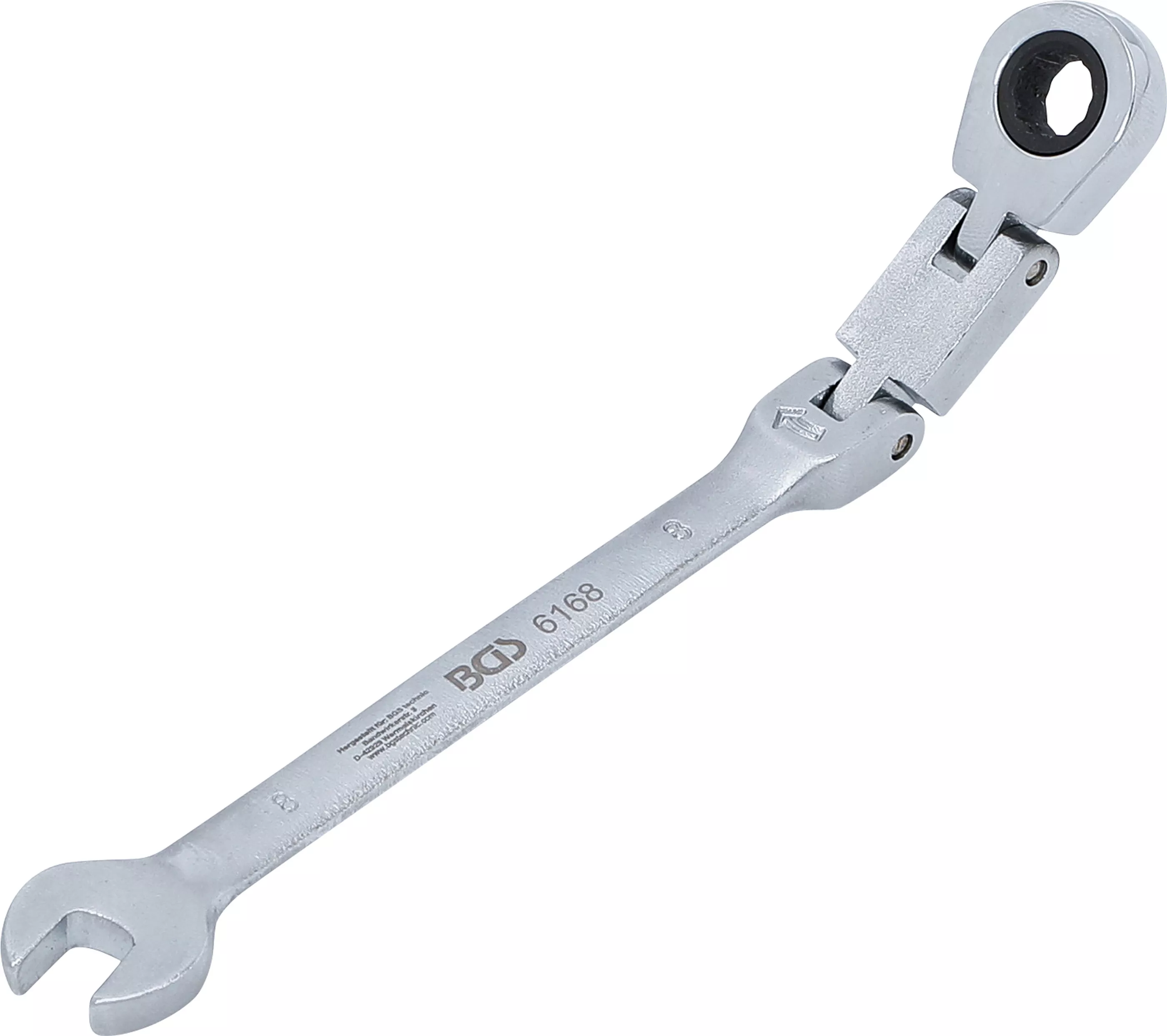 Unelte de mână - Chei fixe cu inel clichet dublu articulat | articulate | 8 mm