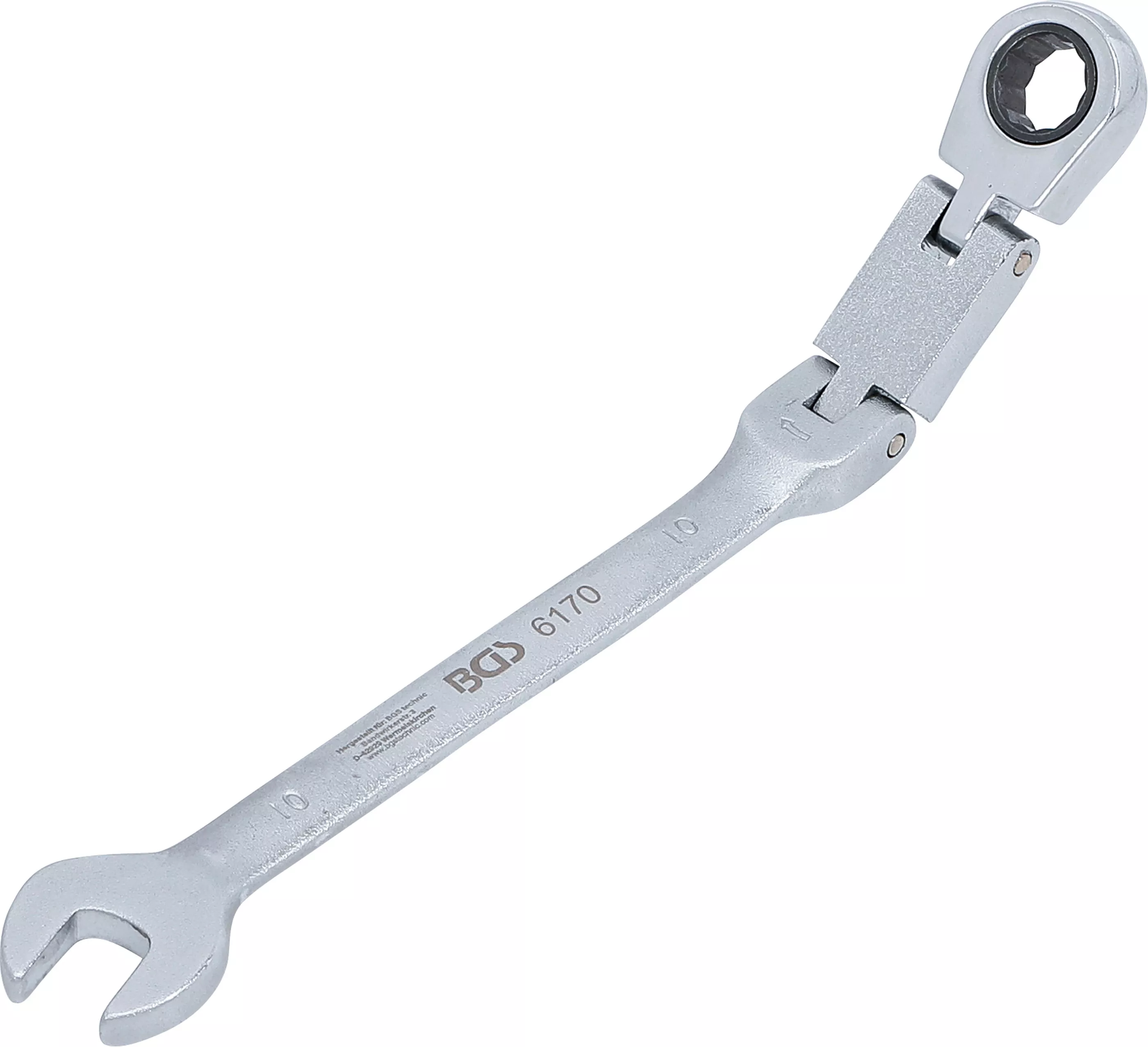Unelte de mână - Chei fixe cu inel clichet dublu articulat | articulate | 10 mm