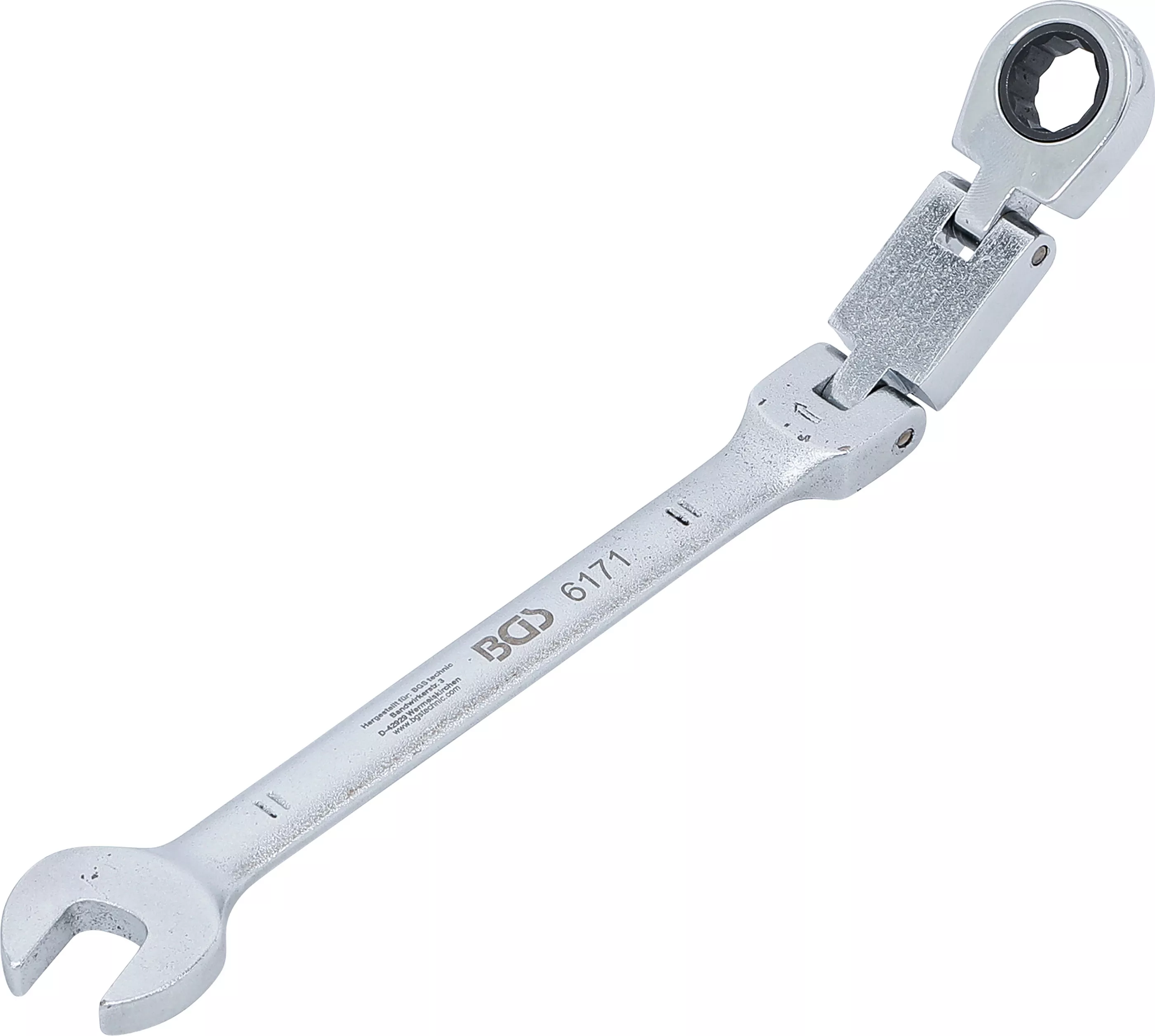 Unelte de mână - Chei fixe cu inel clichet dublu articulat | articulate | 11 mm