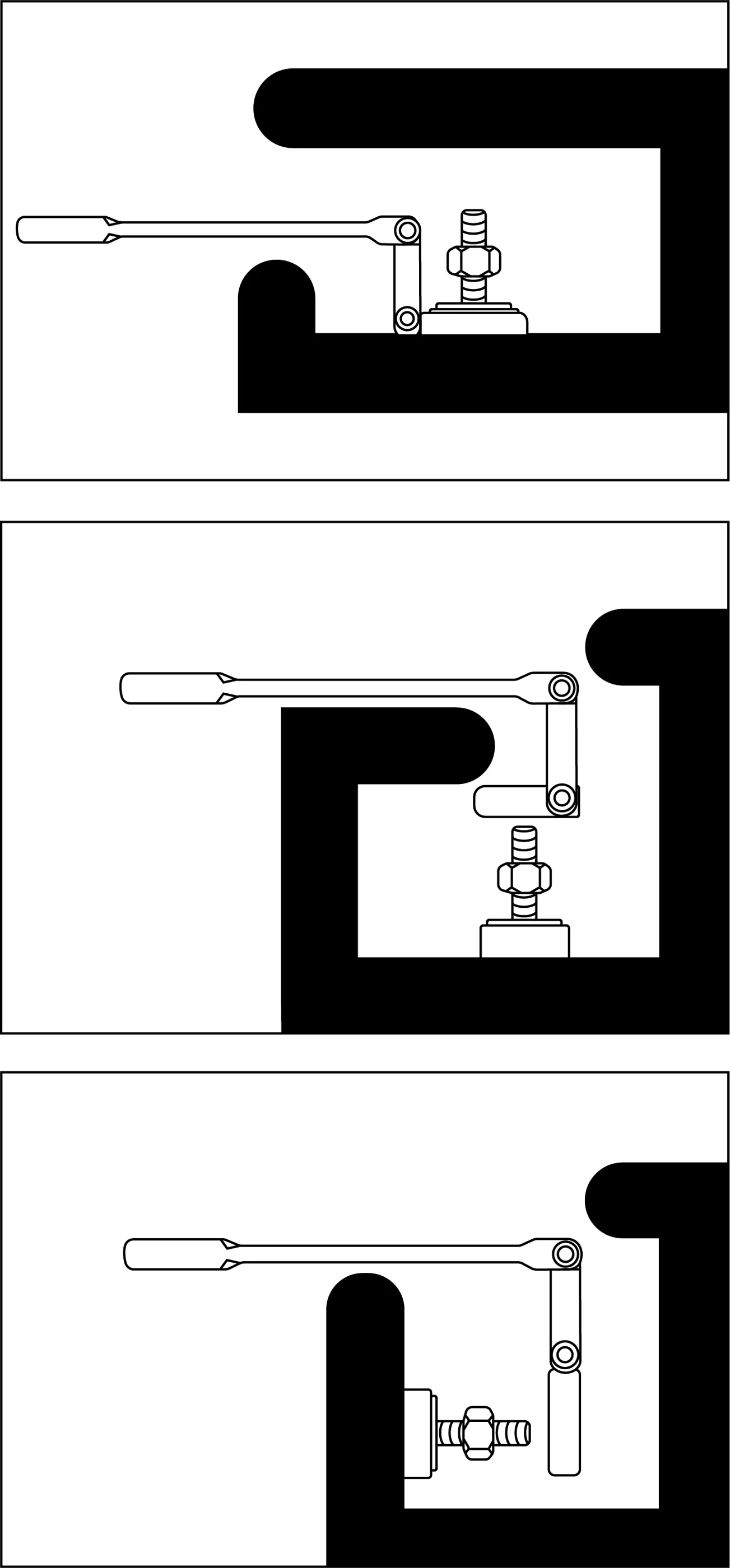 Chei fixe cu inel clichet dublu articulat | articulate | 19 mm [3]