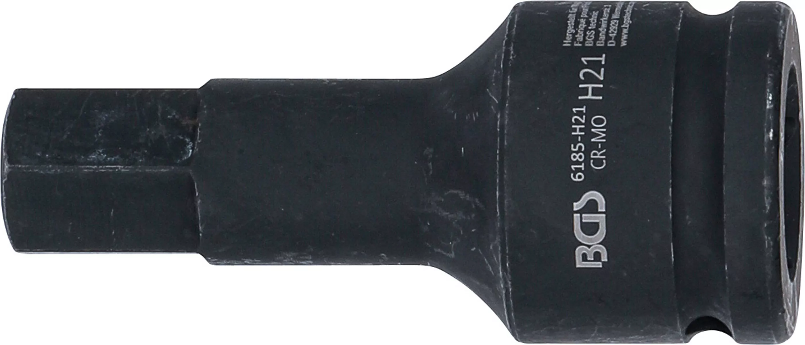 Cap bit de impact | Lungime 100 mm | 20 mm (3/4") | hexagon interior 21 mm [2]