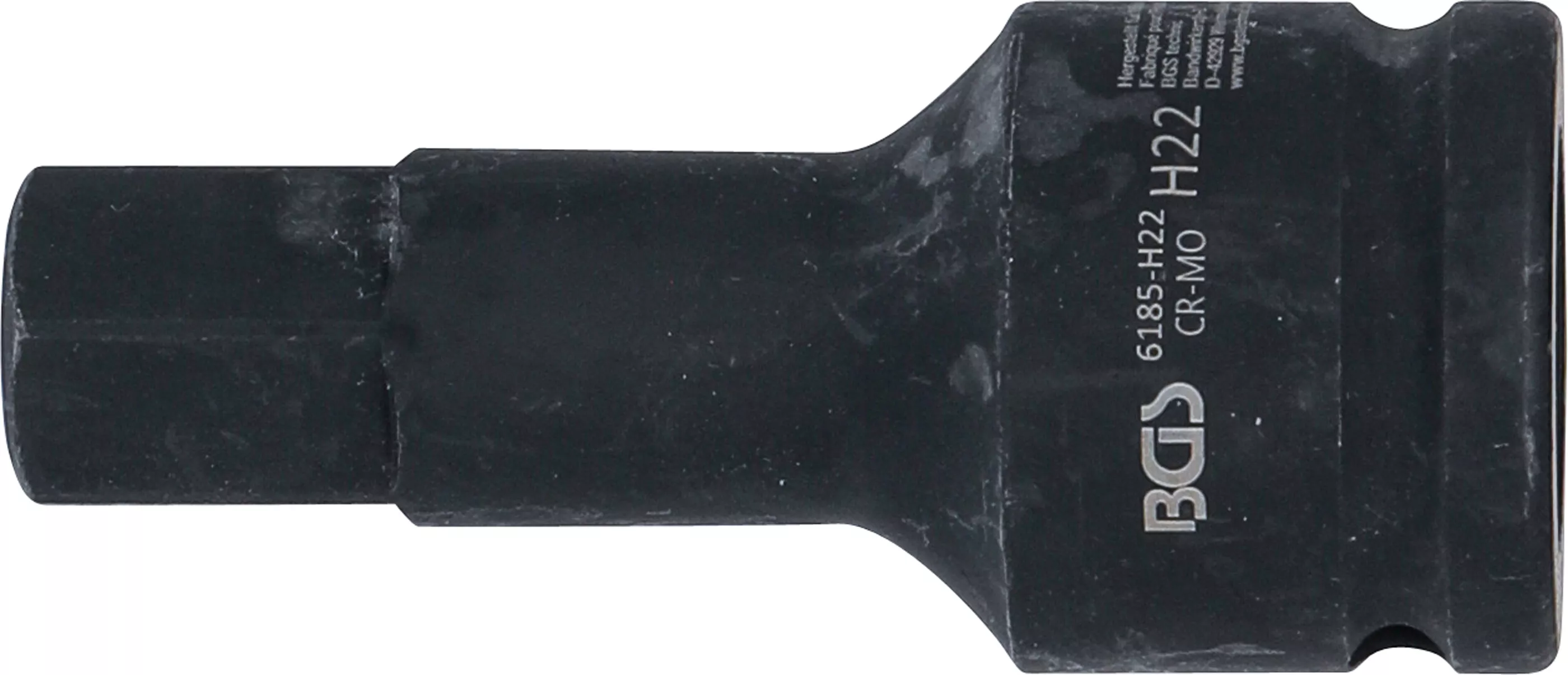 Cap bit de impact | Lungime 100 mm | 20 mm (3/4") | hexagon interior 22 mm [2]