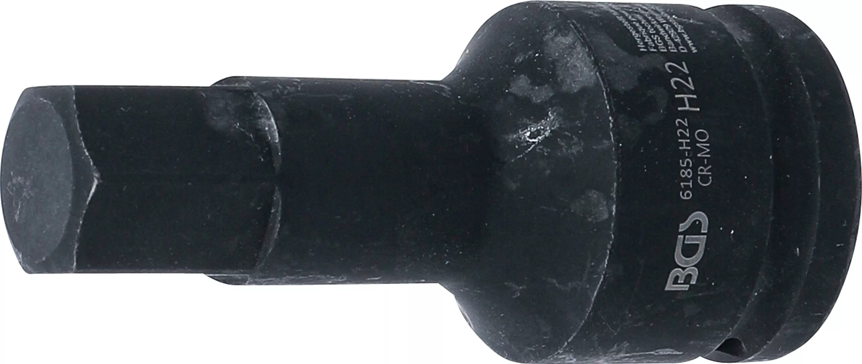 Bituri - Cap bit de impact | Lungime 100 mm | 20 mm (3/4") | hexagon interior 22 mm