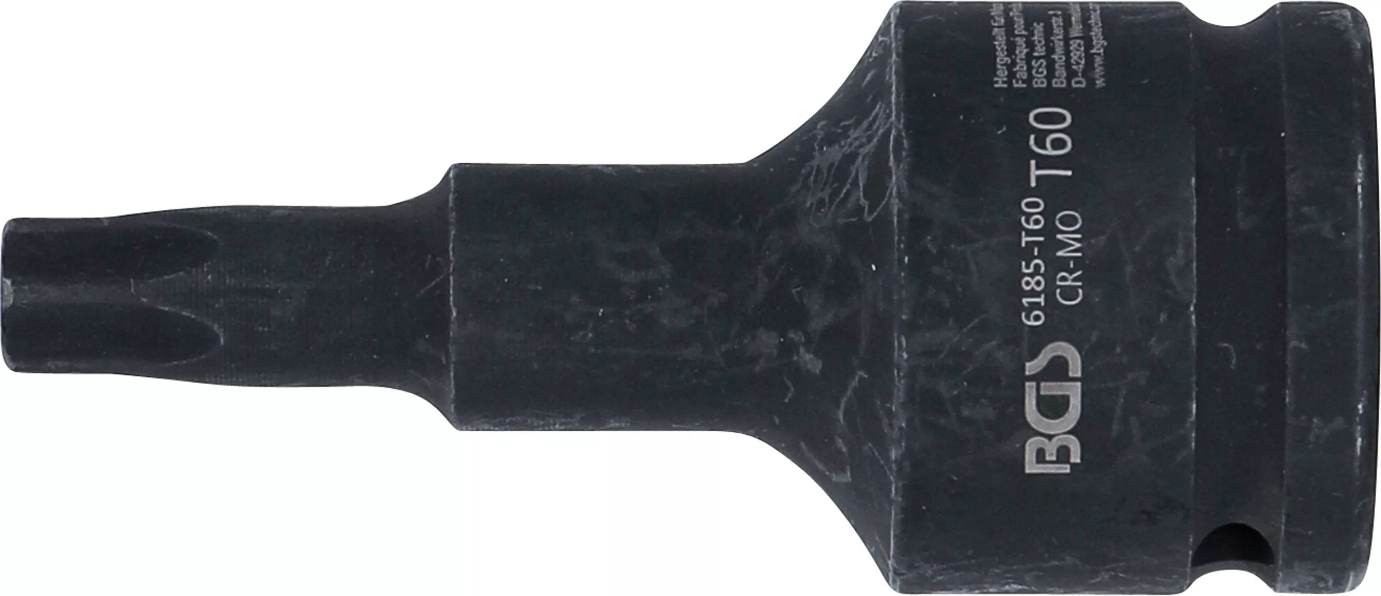 Cap bit de impact | Lungime 100 mm | 20 mm (3/4") | Profil T (pentru Torx) T60 [2]