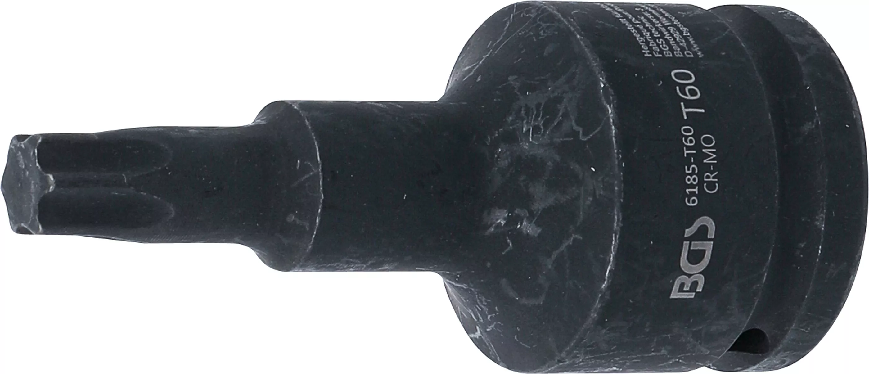 Bituri - Cap bit de impact | Lungime 100 mm | 20 mm (3/4") | Profil T (pentru Torx) T60