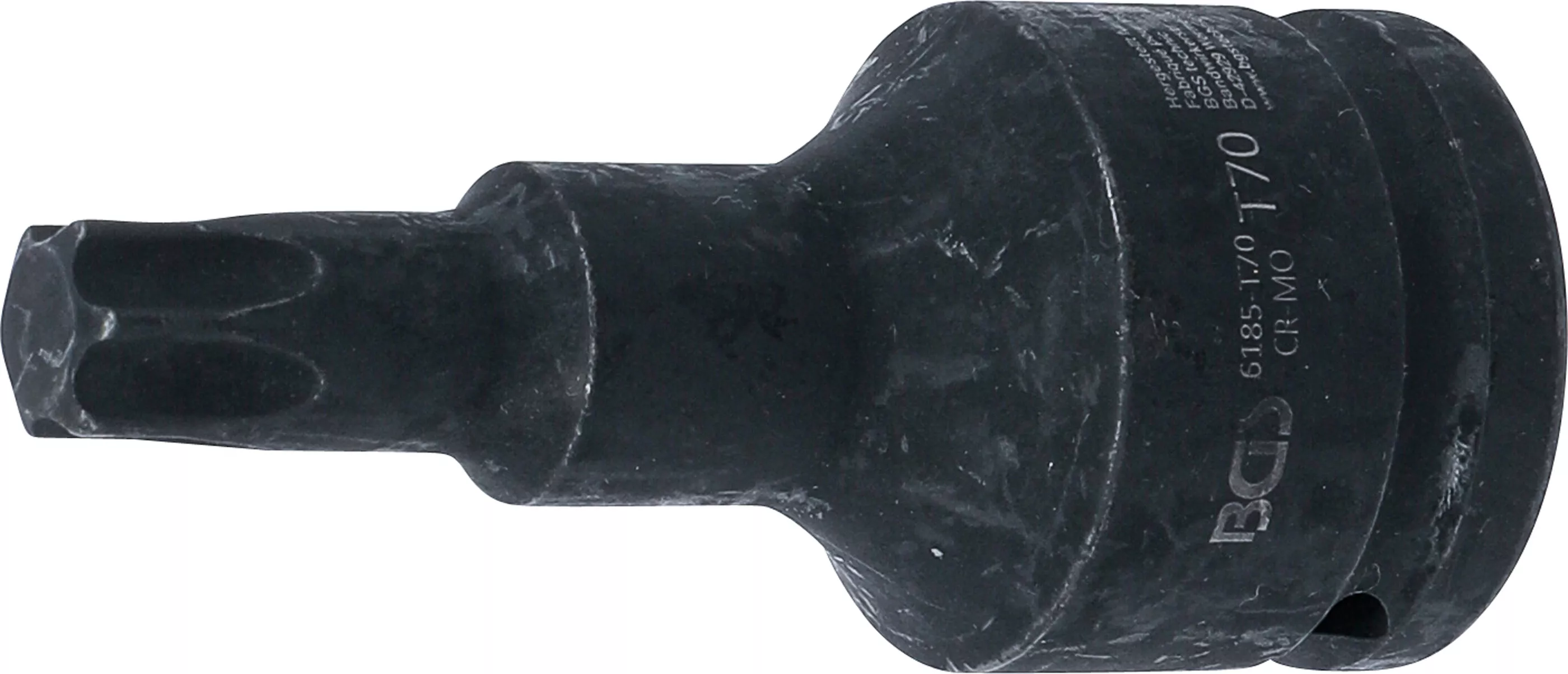 Bituri - Cap bit de impact | Lungime 100 mm | 20 mm (3/4") | Profil T (pentru Torx) T70