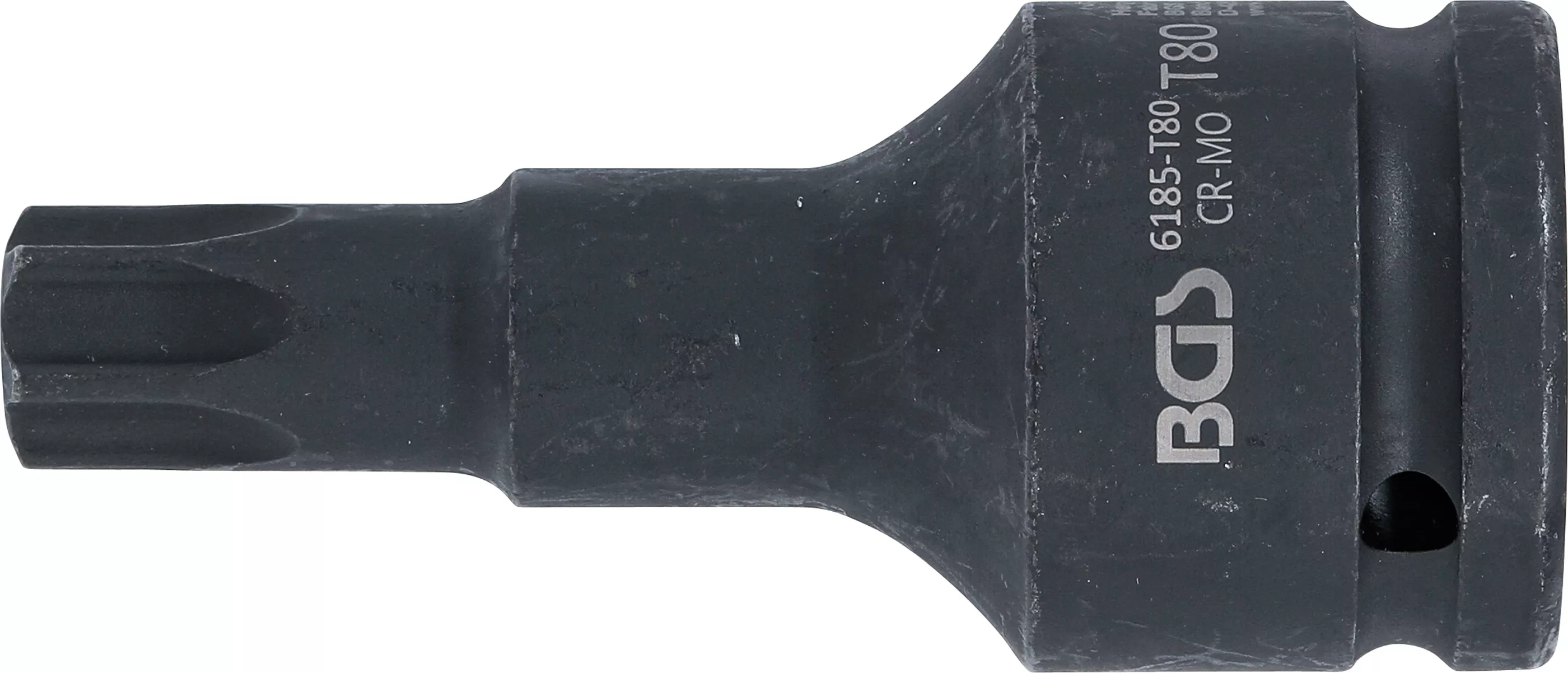 Cap bit de impact | Lungime 100 mm | 20 mm (3/4") | Profil T (pentru Torx) T80 [2]