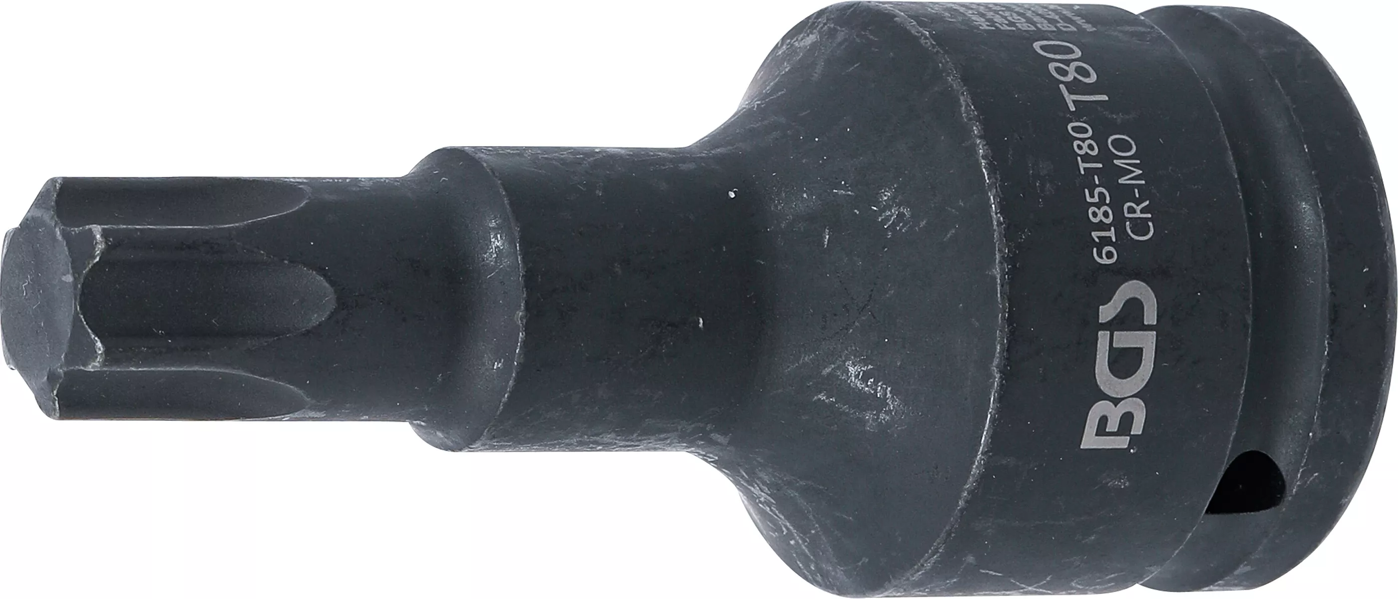 Bituri - Cap bit de impact | Lungime 100 mm | 20 mm (3/4") | Profil T (pentru Torx) T80