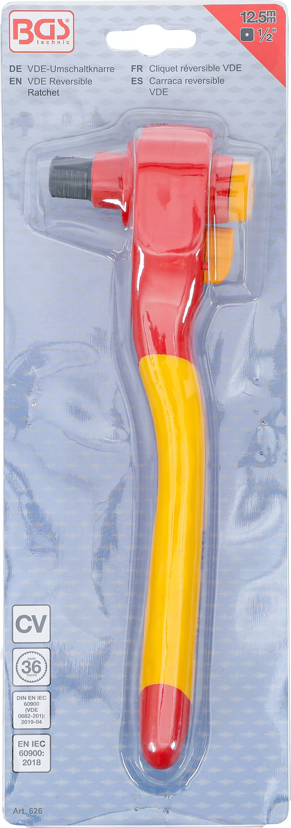 Clichet reversibil VDE| 12,5 mm (1/2") | 1000 V [6]