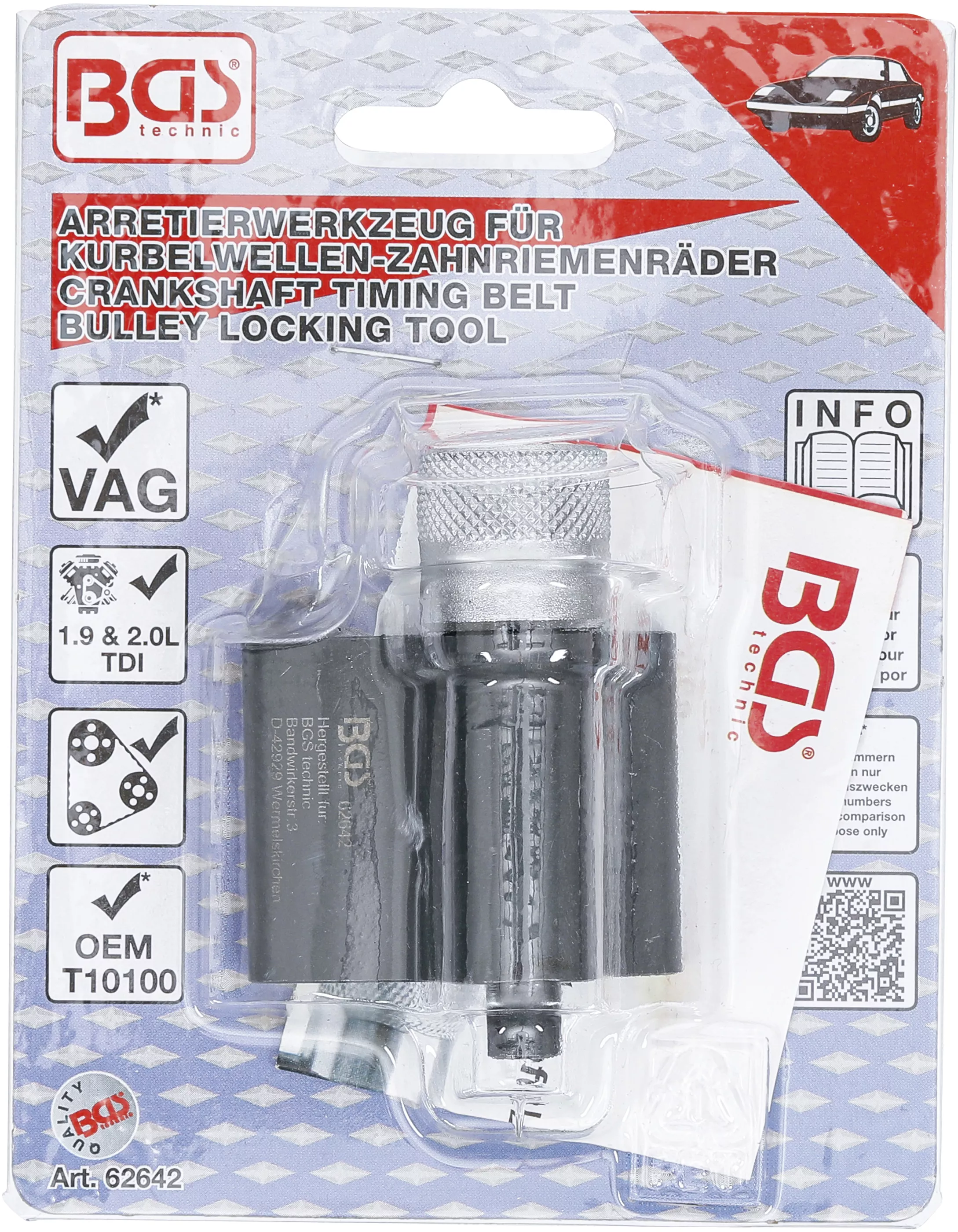 Dispozitiv blocare roata curea distributie | pentru VAG [2]
