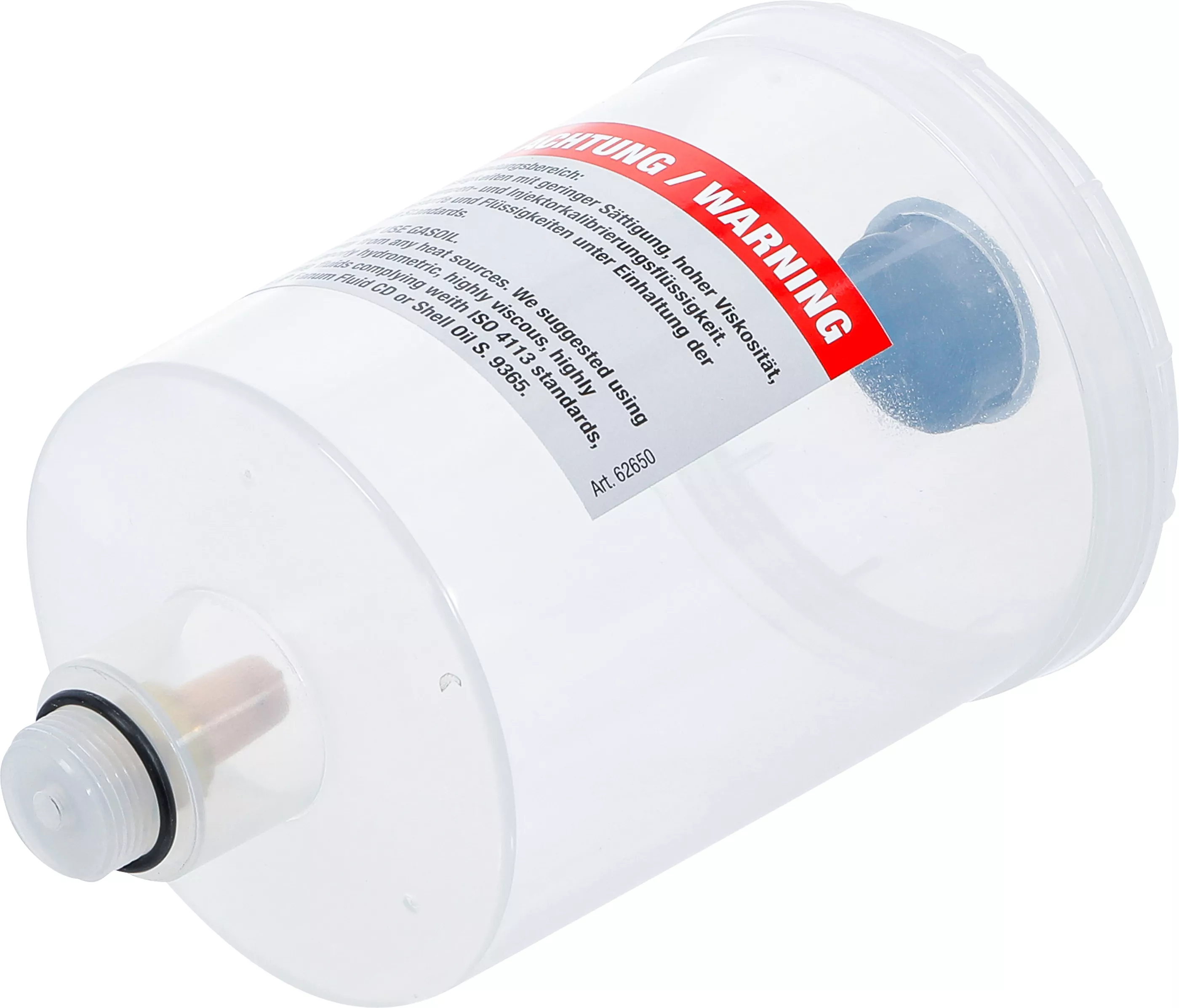 Duză de injecţie benzină & diesel - Recipient plastic cu capac | pentru BGS 62650