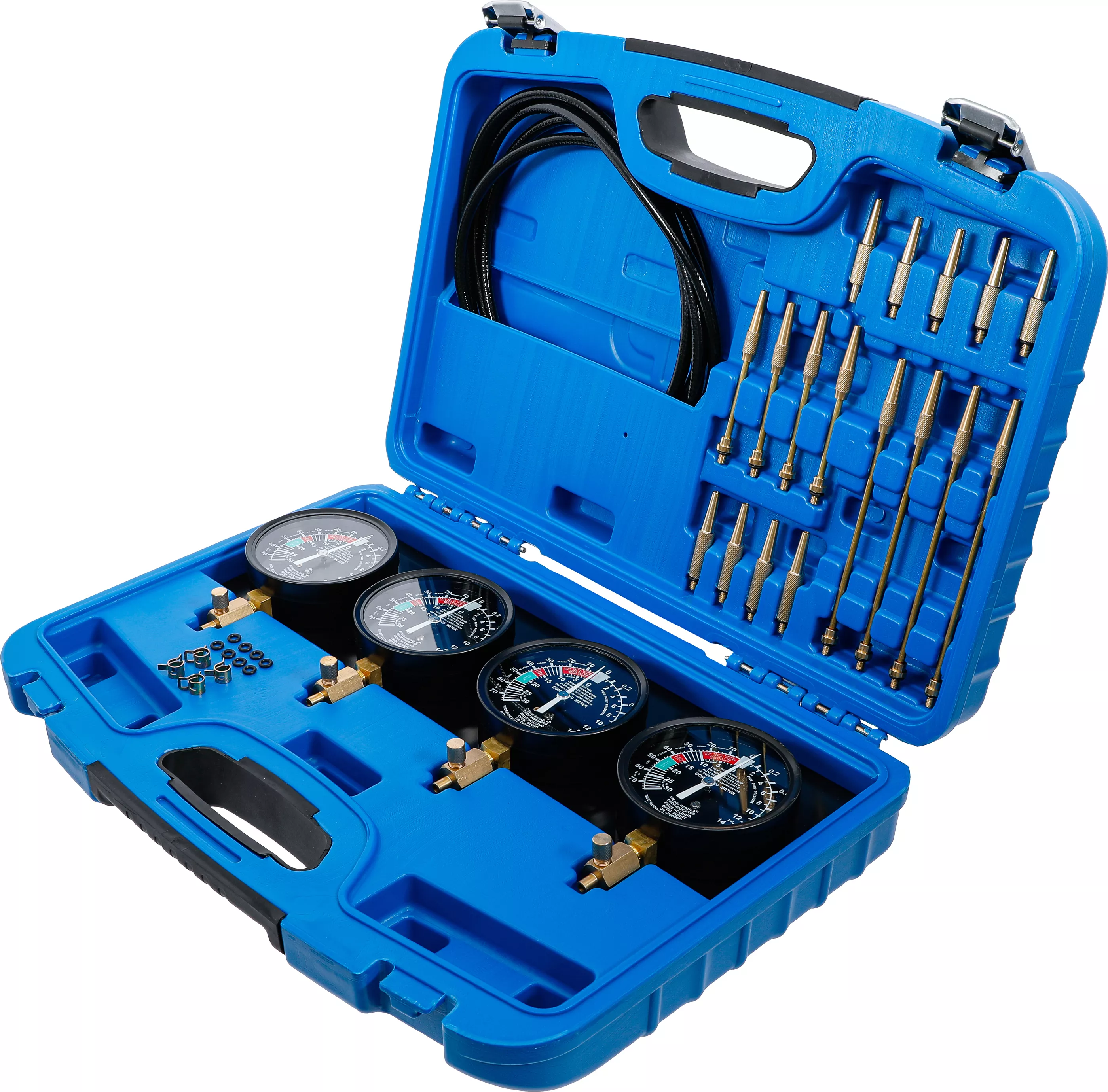 Aparat testare carburator sincron | cu 4 cadrane de sincronizare | 29 piese [3]