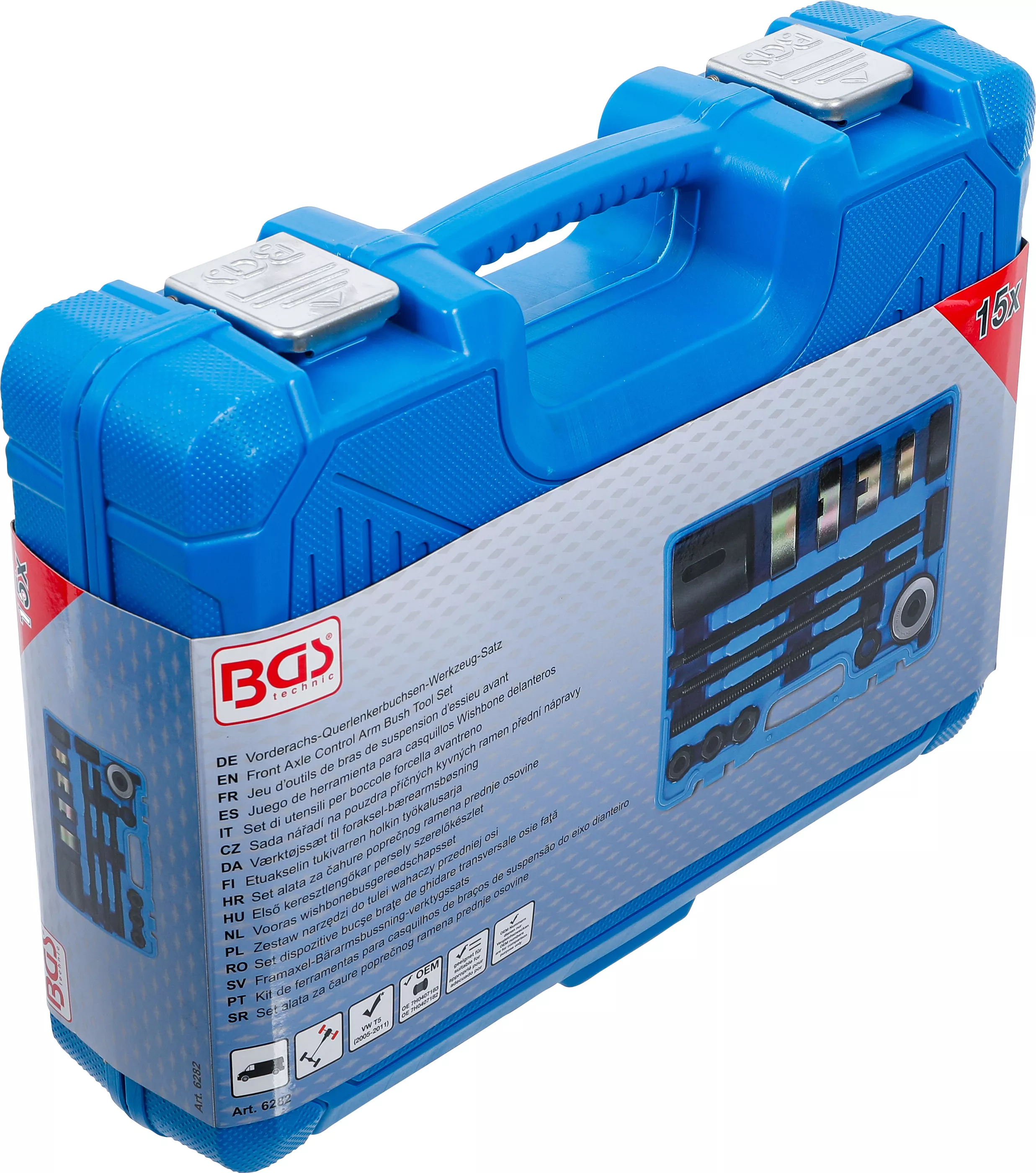 Set dispozitive bucse brate de ghidare transversale osie fata | pentru VW T5 [6]