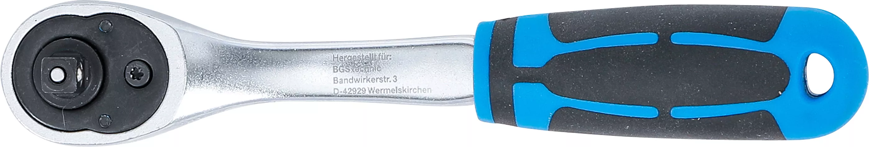 Clichet reversibil | dantura fina | Antrenat prin patrat interior 6,3 mm (1/4") [5]