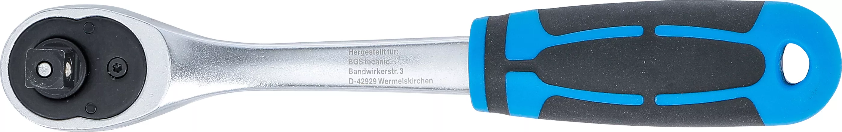 Clichet reversibil | dantura fina | Antrenat prin patrat interior 10 mm (3/8") [5]