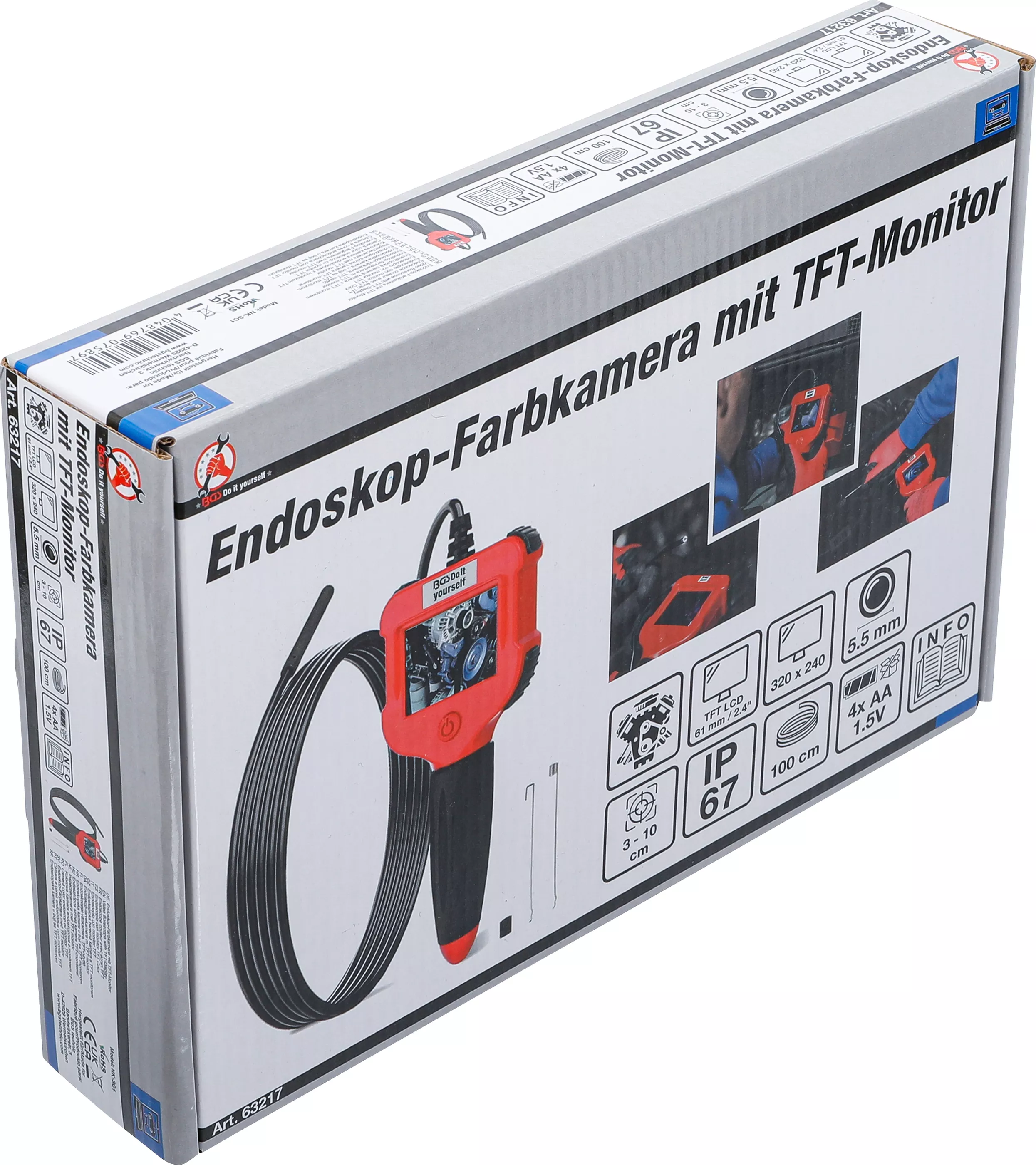 Camera color endoscop cu monitor TFT | Capul camerei o 5,5 mm [7]