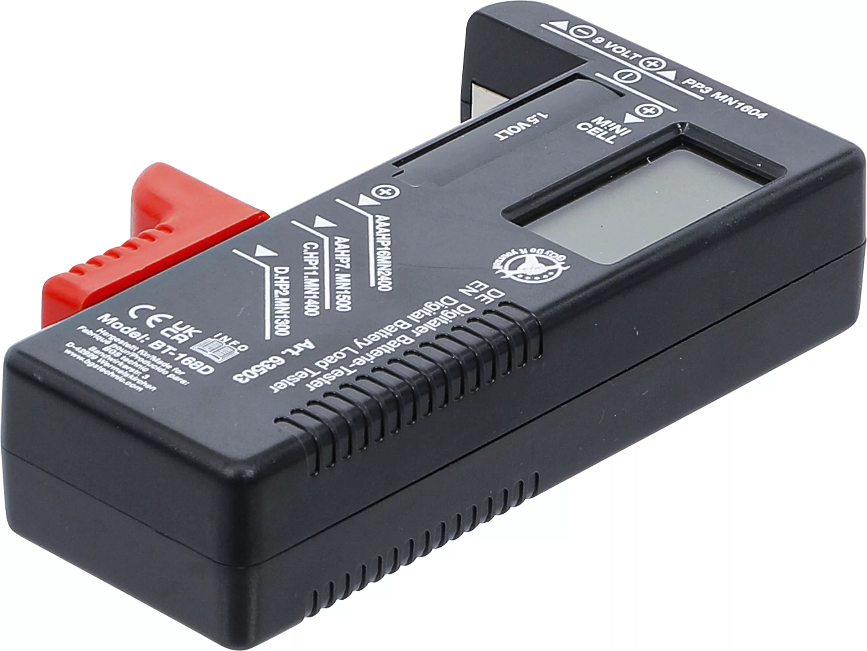 Tester digital baterie | 1,5 V / 9 V [3]