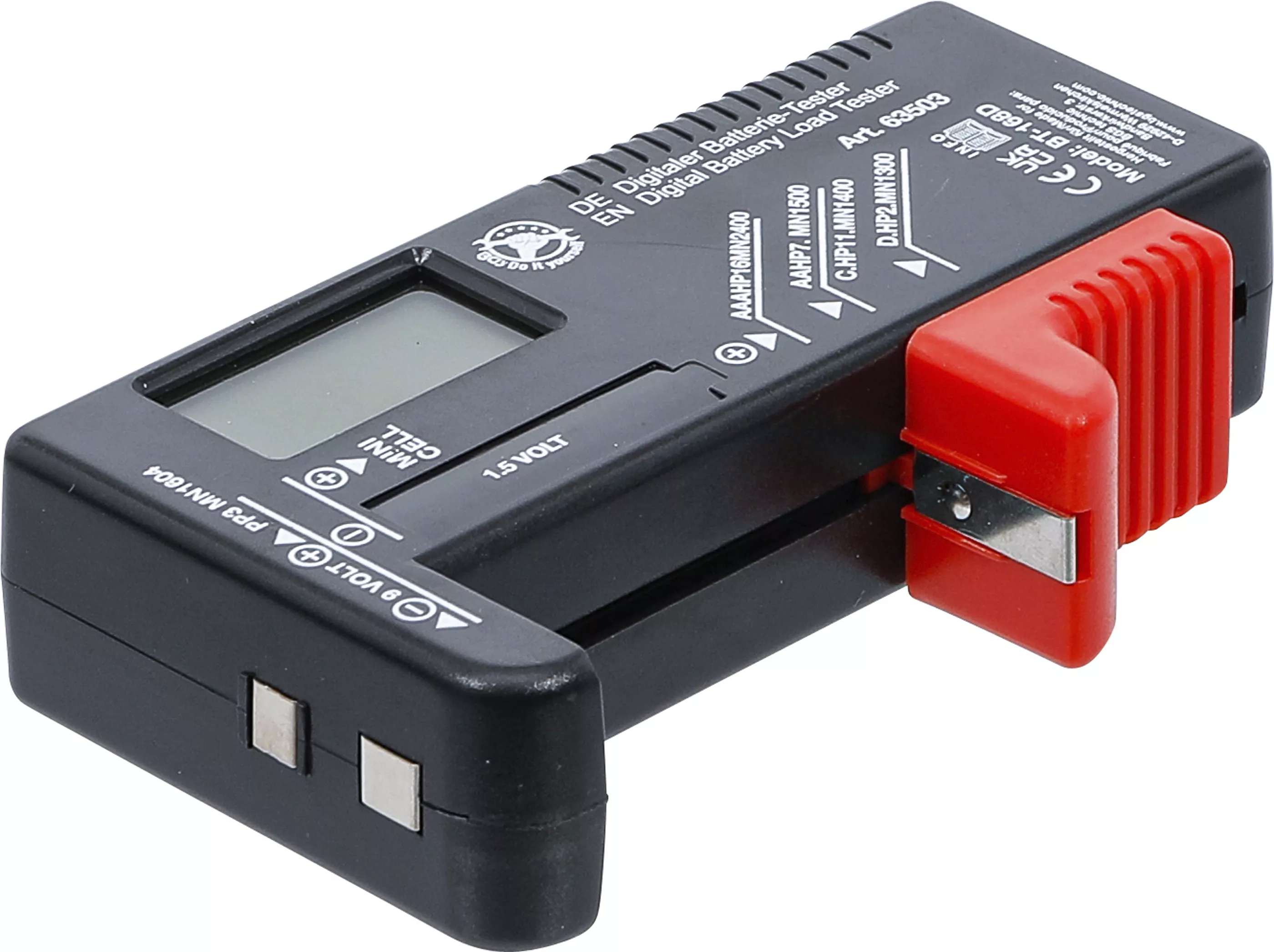 Tester digital baterie | 1,5 V / 9 V [1]