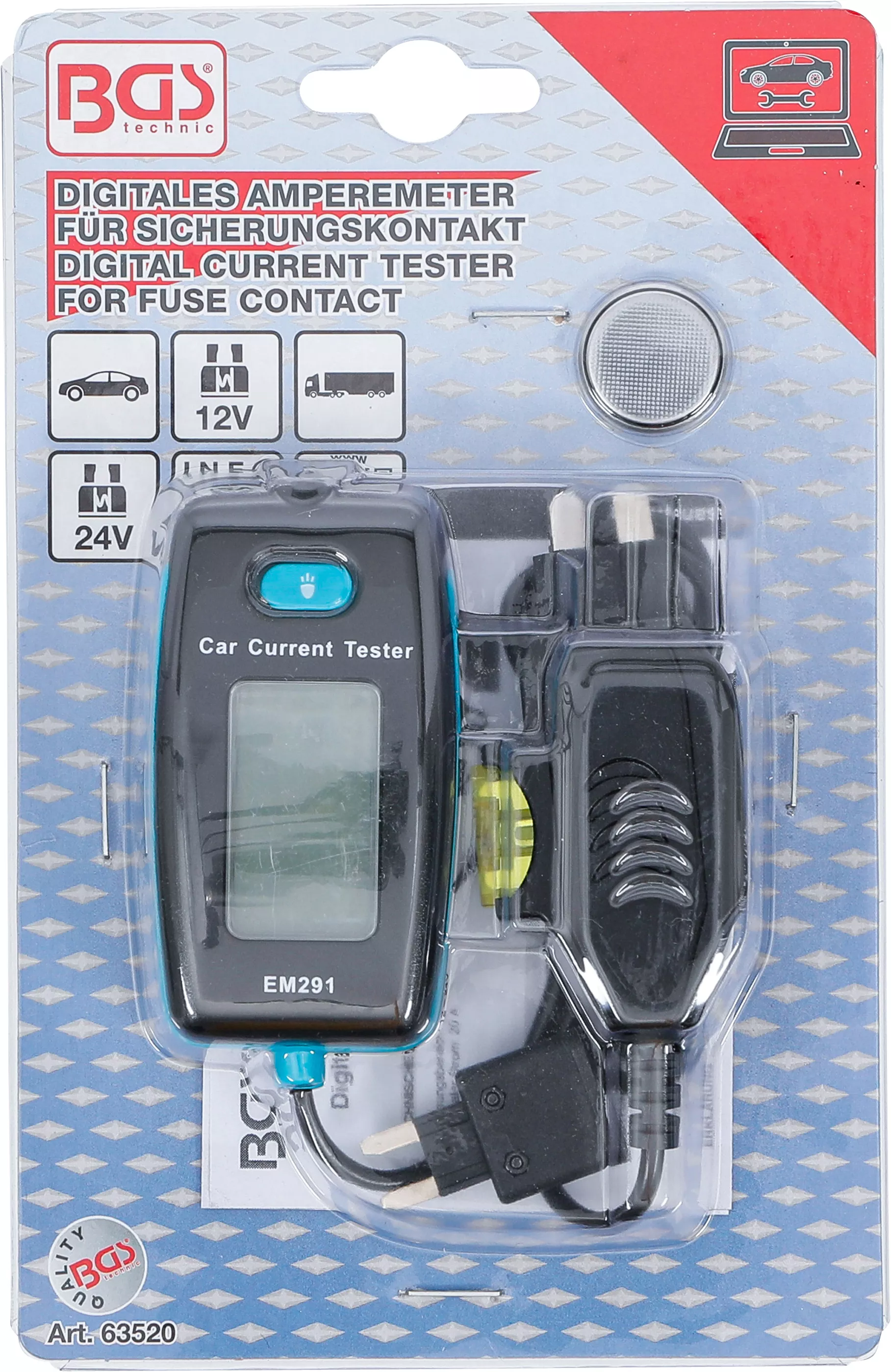 Ampermetru digital pentru sigurante auto [4]