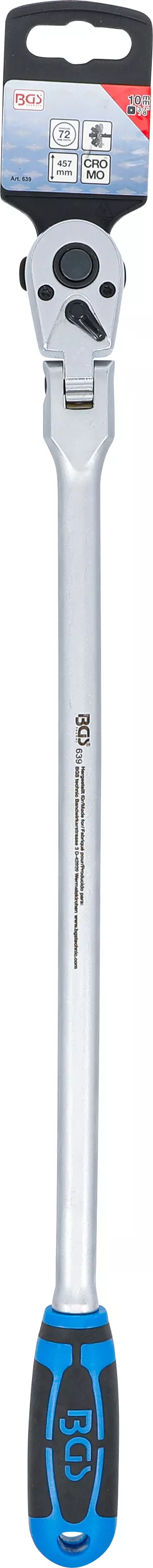 Clichet articulat | blocabil | extra lungi | 10 mm (3/8") | 457 mm [6]