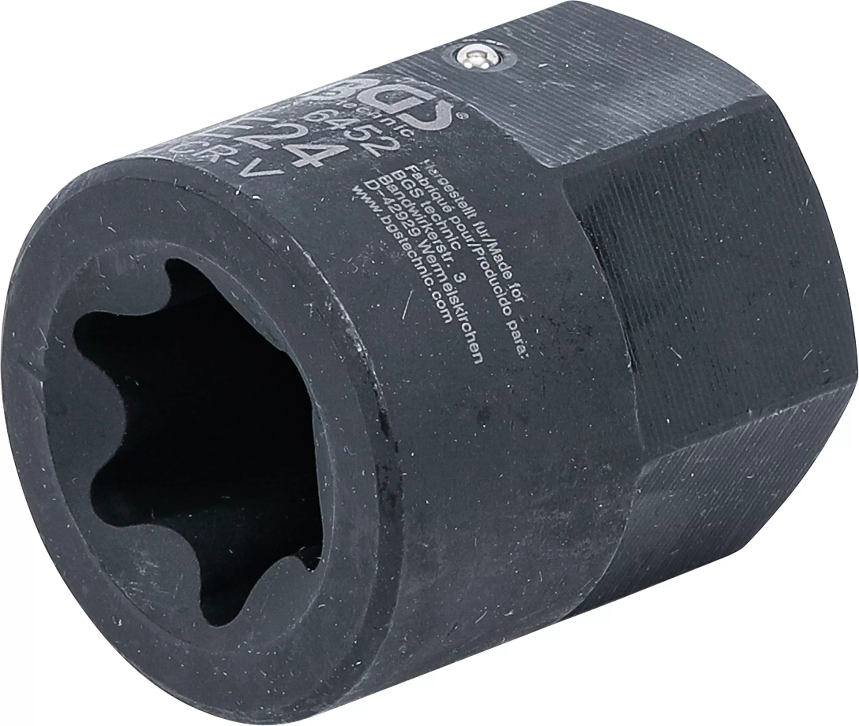 Unelte speciale vehicule utilitare și camioane - Cap cheie etrier frana | profil E (pentru Torx) | pentru MAN TGA | Antrenare hexagon exterior 30 mm | E24