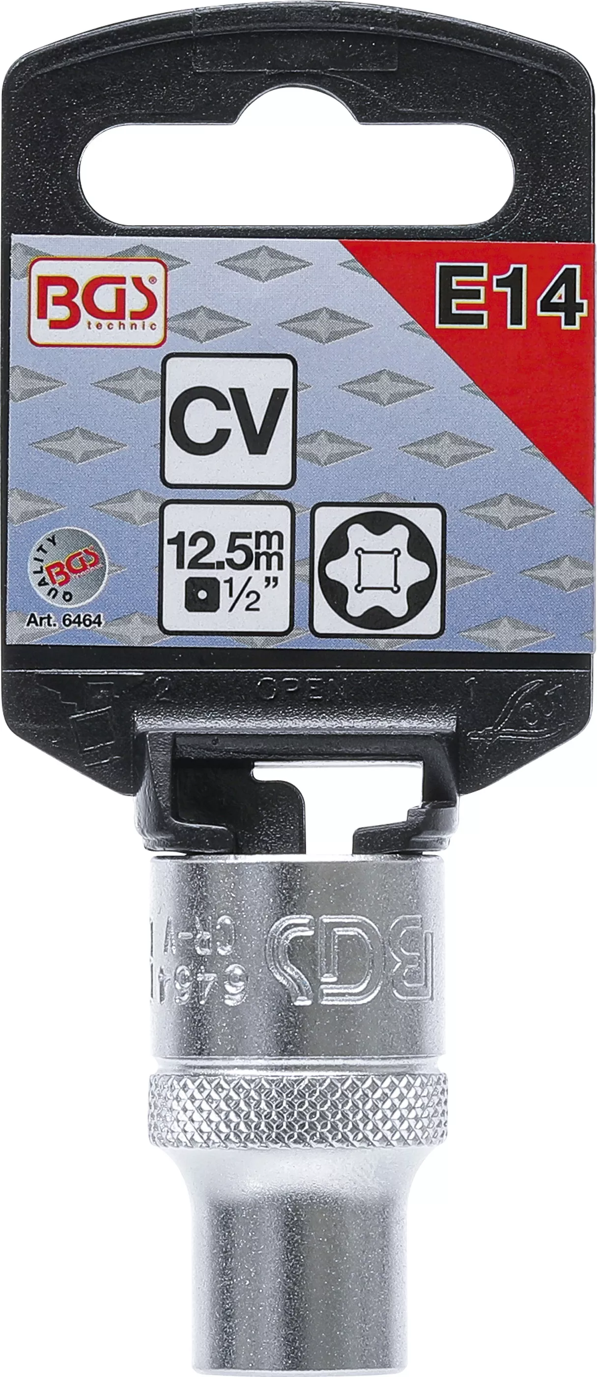 Cheie tubulara Profil E | 12,5 mm (1/2") | E14 [3]
