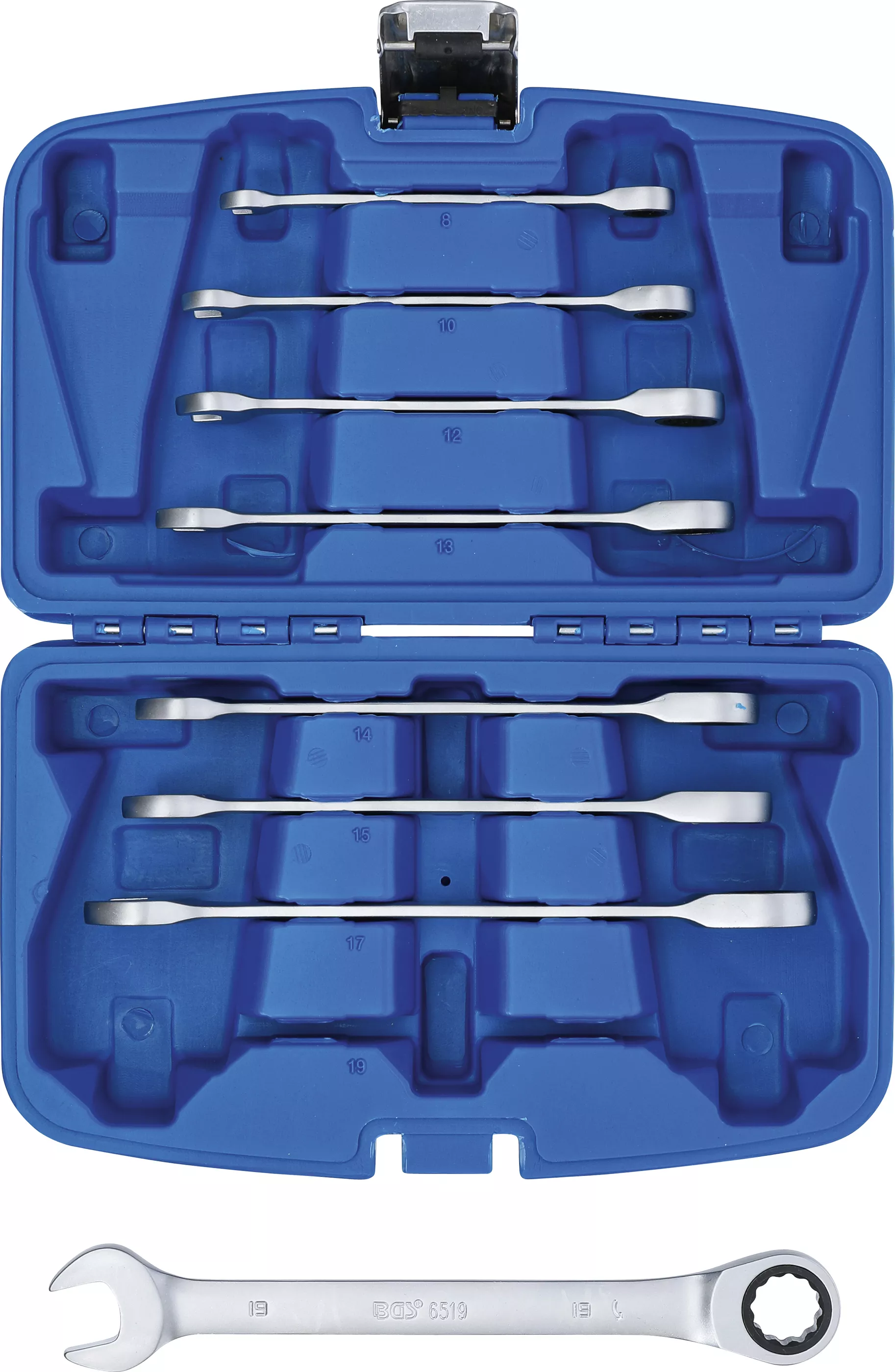 Set chei combinate cu clichet | 8 - 19 mm | 8 piese [4]