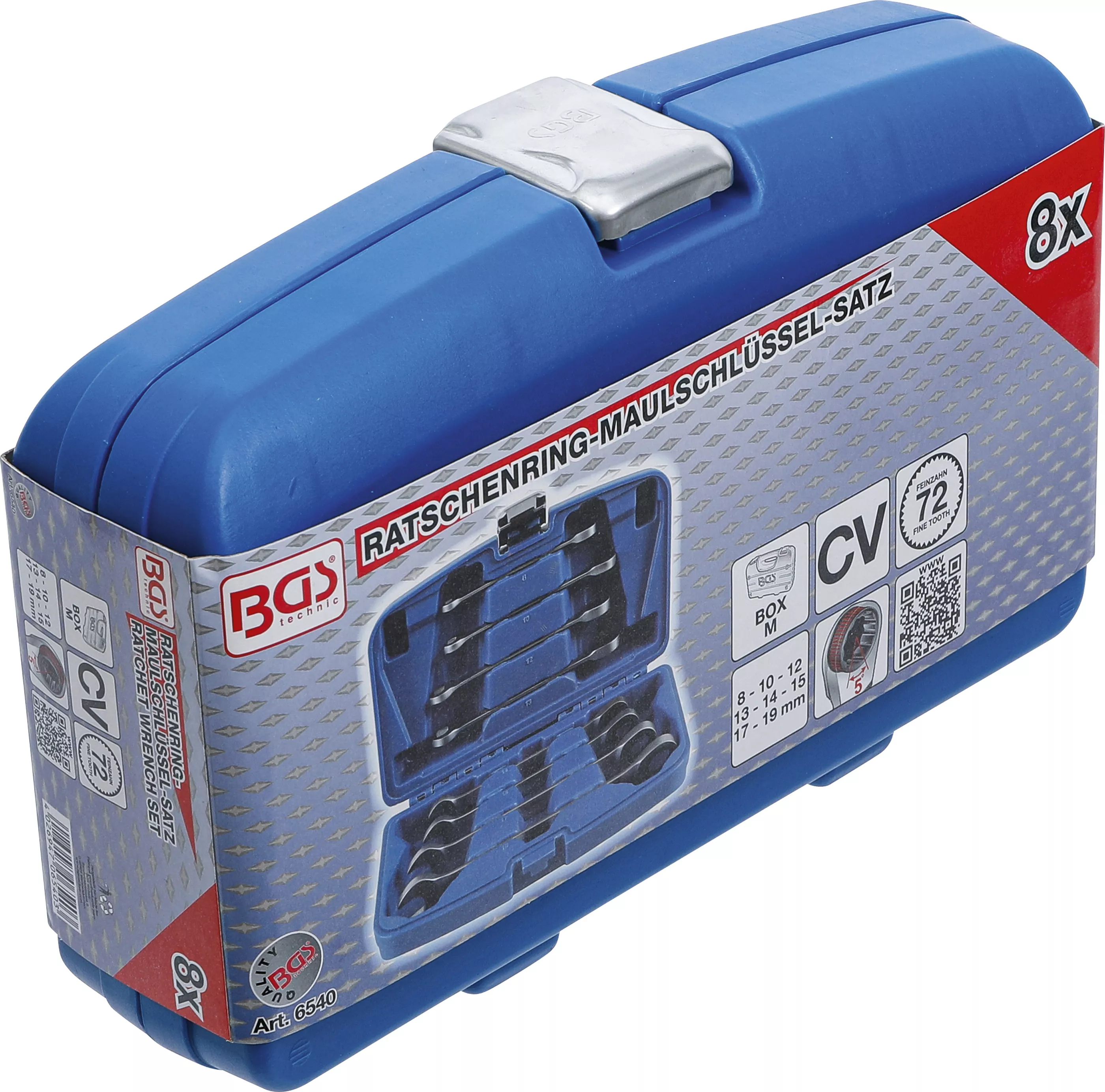 Set chei combinate cu clichet | 8 - 19 mm | 8 piese [6]
