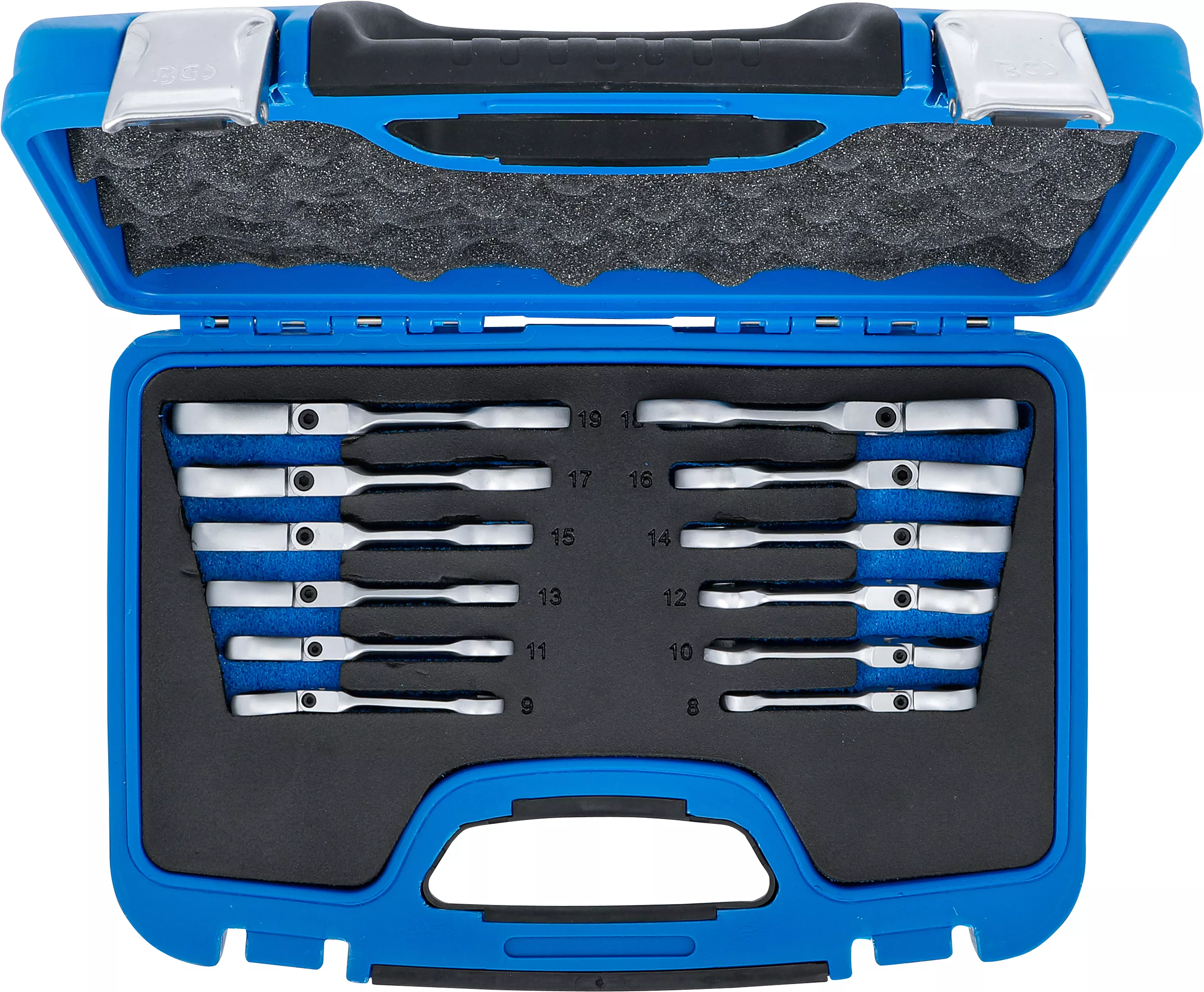 Set chei combinate cu clichet | scurte | articulate | 8 - 19 mm | 12 piese [5]