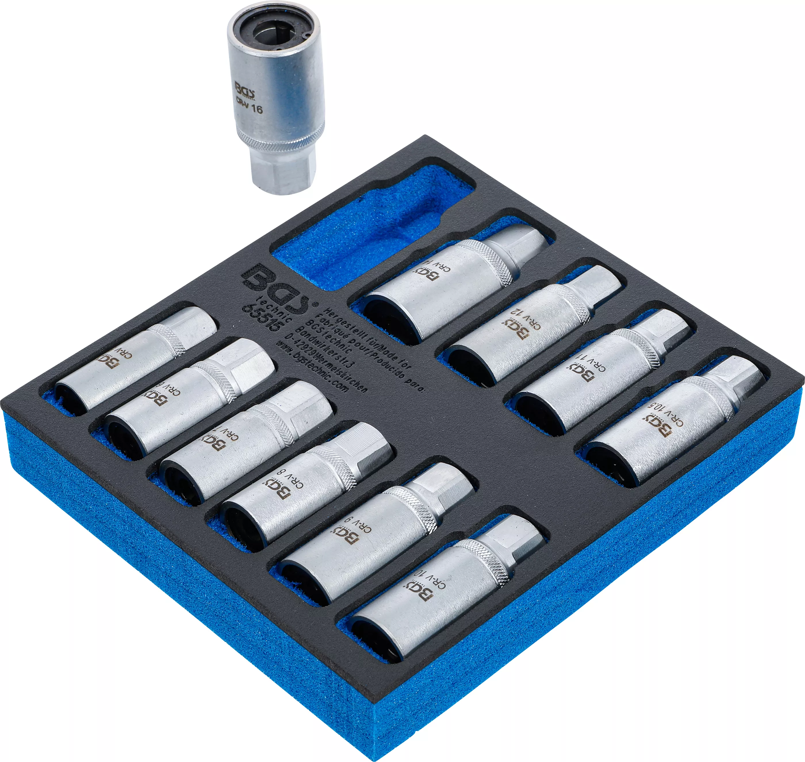 Suport organizator pentru carucior 1/6: Set extractoare prezoane | 5 - 16 mm | 11 piese [3]