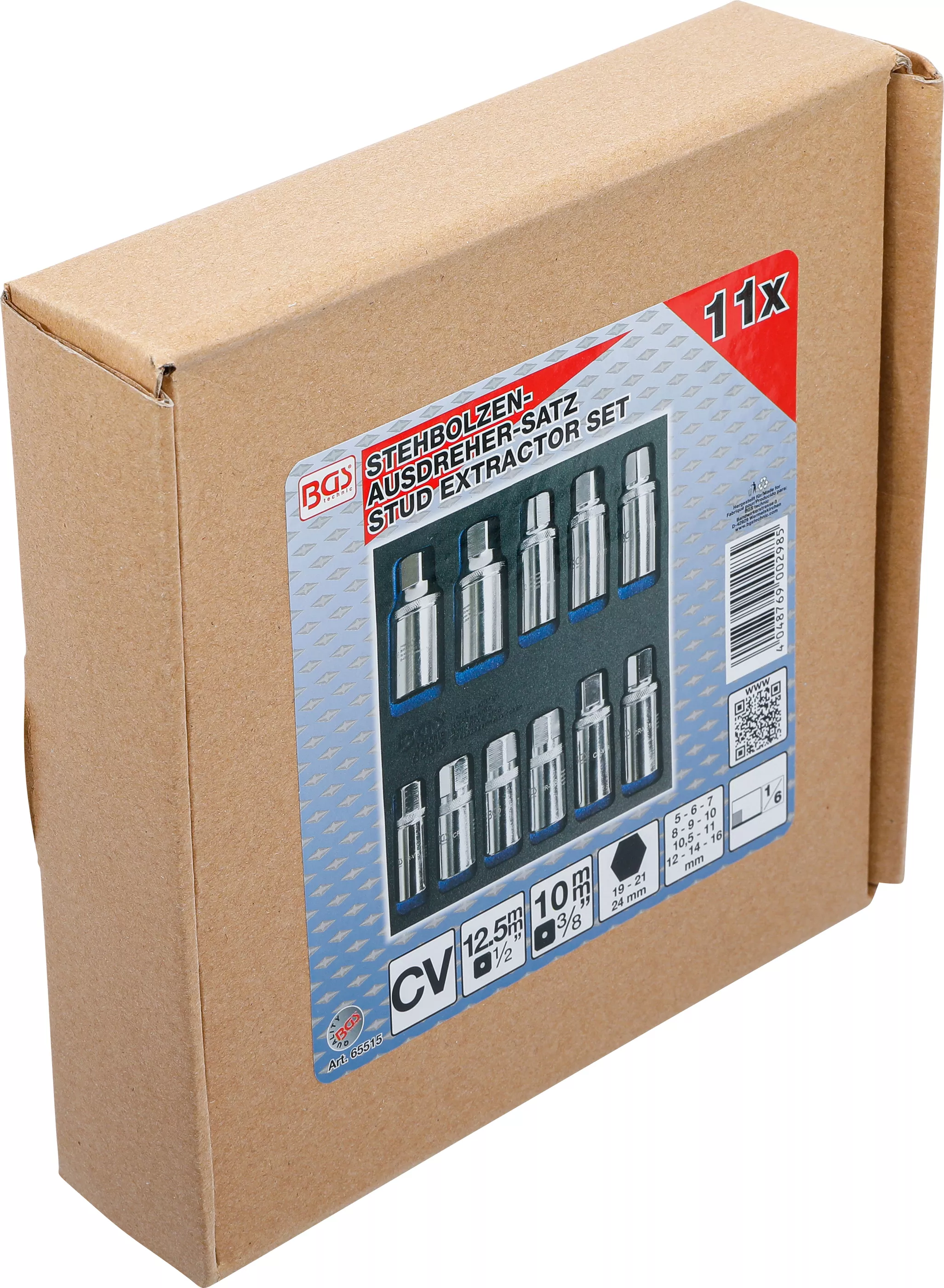 Suport organizator pentru carucior 1/6: Set extractoare prezoane | 5 - 16 mm | 11 piese [5]