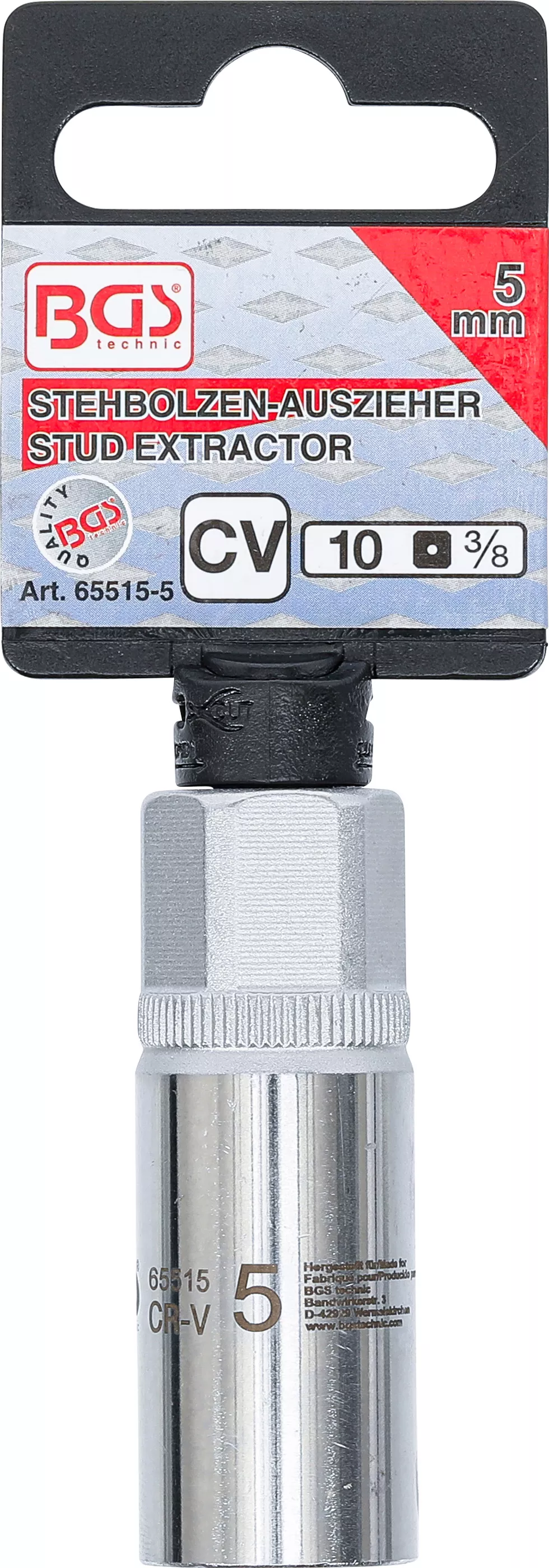 Extractor prezoane | 10 mm (3/8") | 5 mm [3]