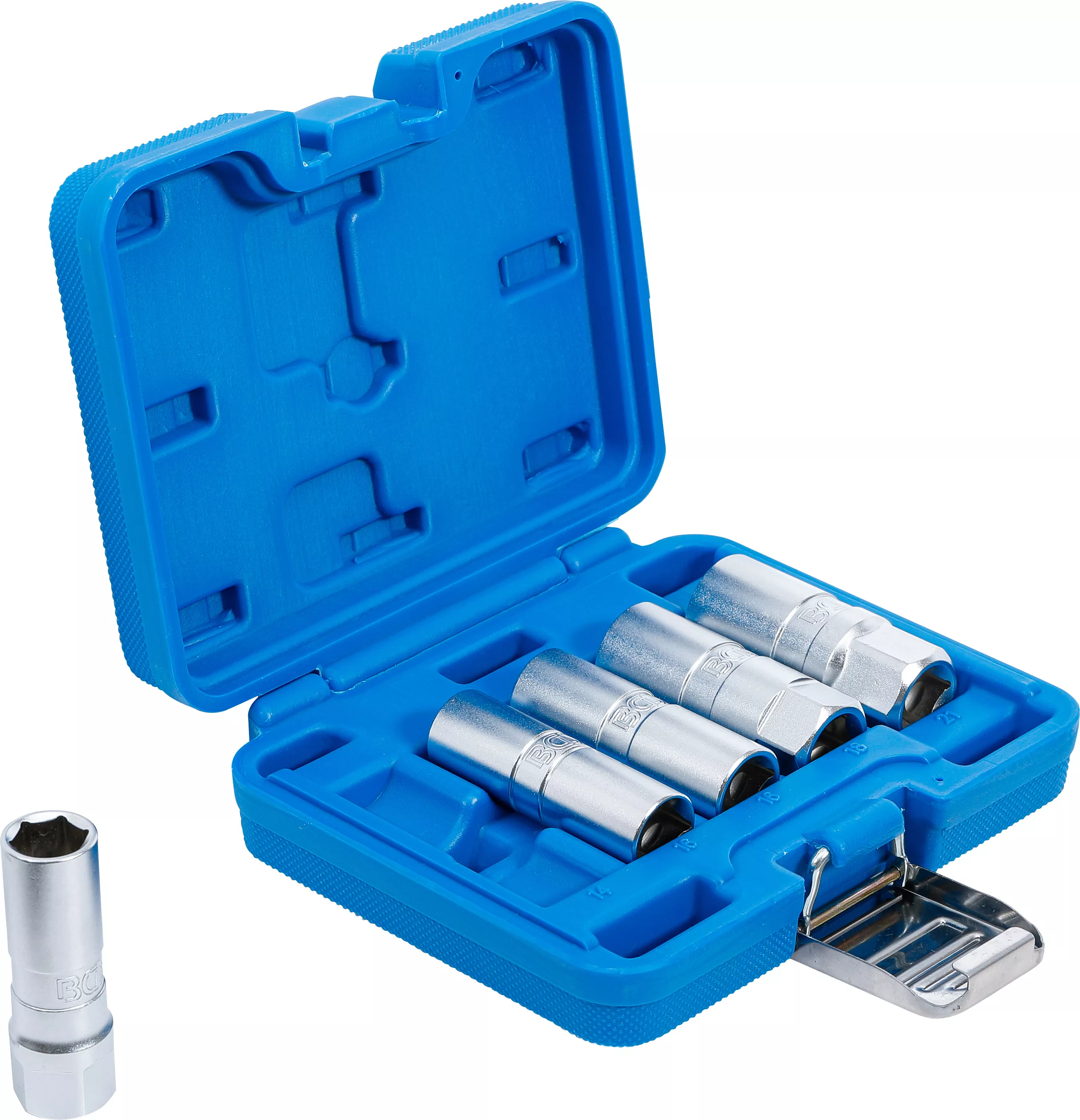 Set chei pentru bujii hexagonale | Antrenare patrat interior 12,5 mm (1/2") | 14 - 21 mm | 5 piese [2]