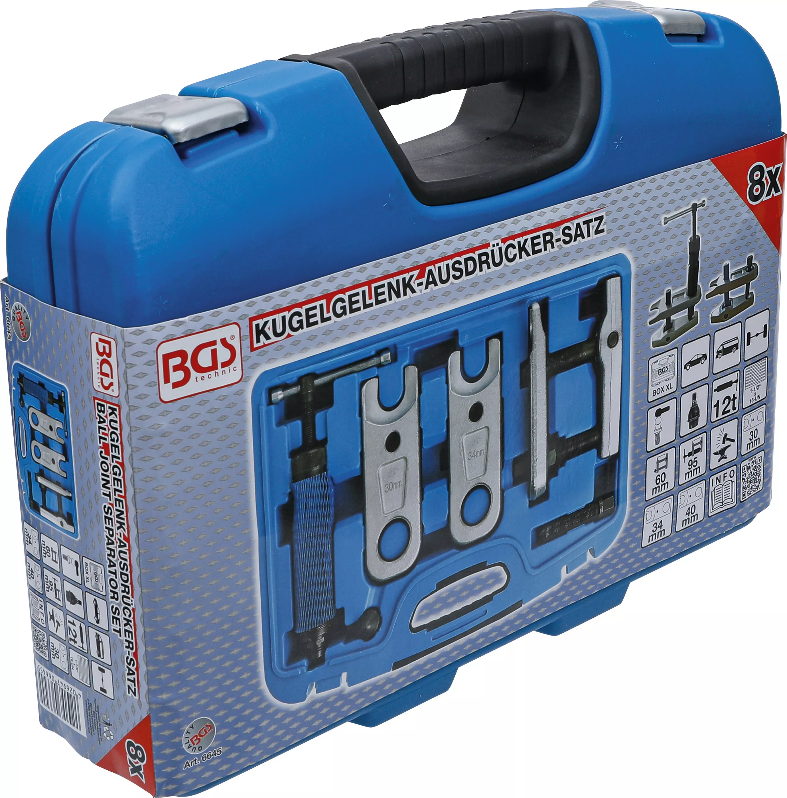 Set depresare articulatie sferica | hidraulic | 12 t [8]