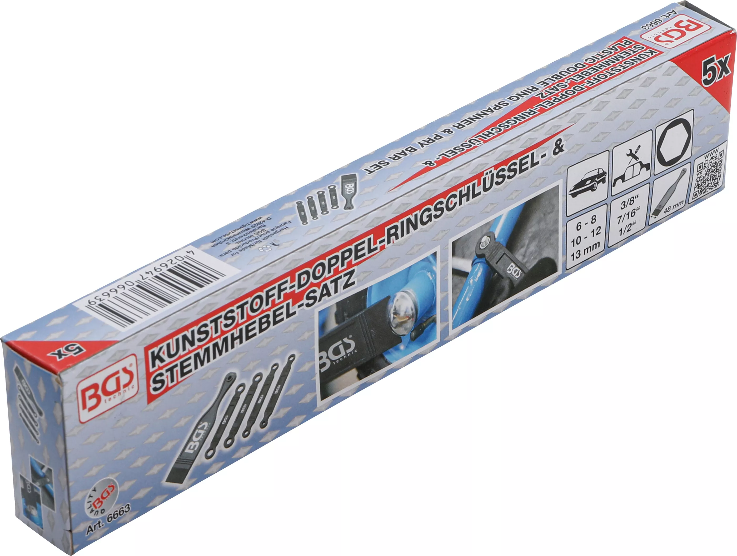 Set chei inelare duble din plastic si Set parghii ridicare | 5 piese [5]